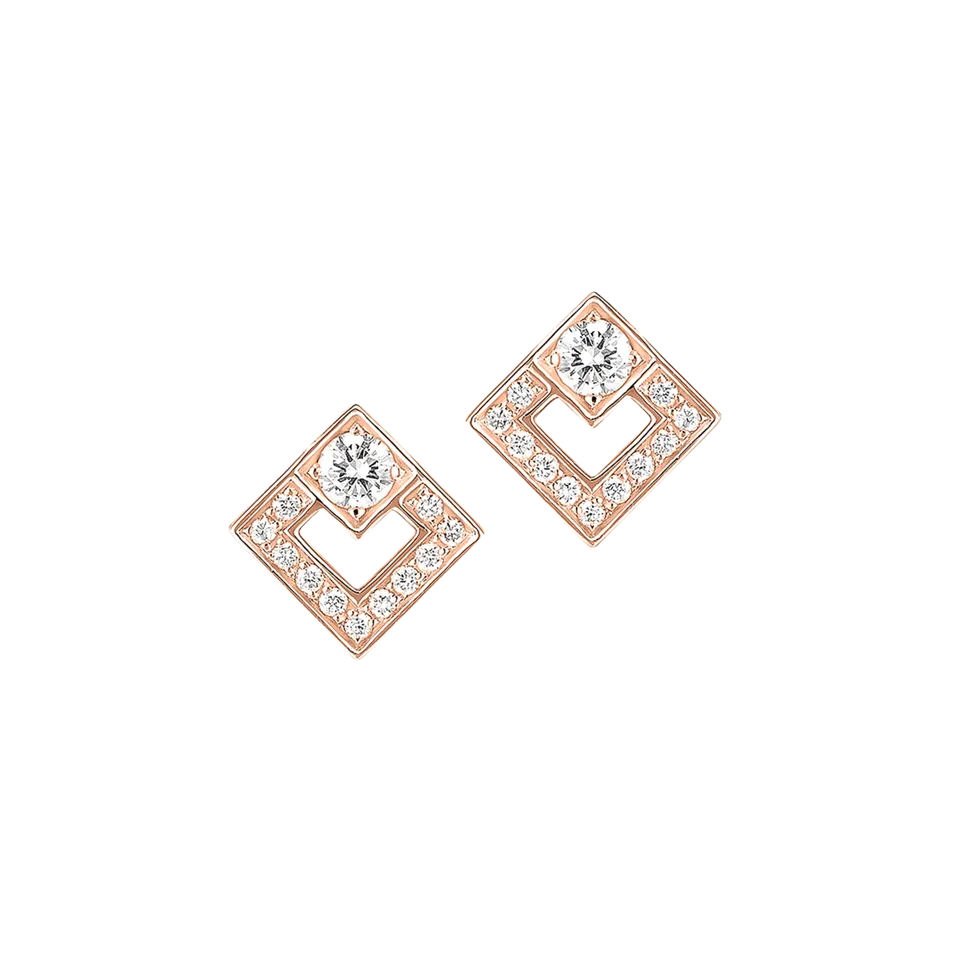 Korloff Eclat Orecchini oro rosa diamanti donna