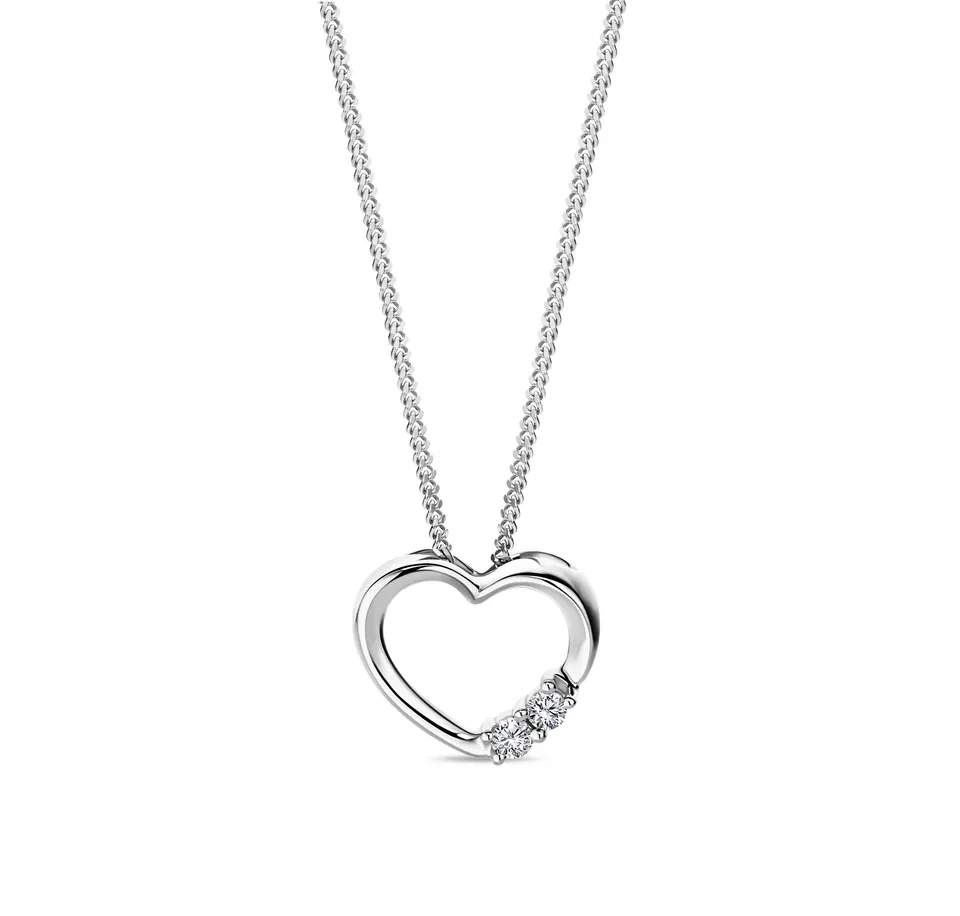 Miore Necklace collana oro bianco 9kt 375