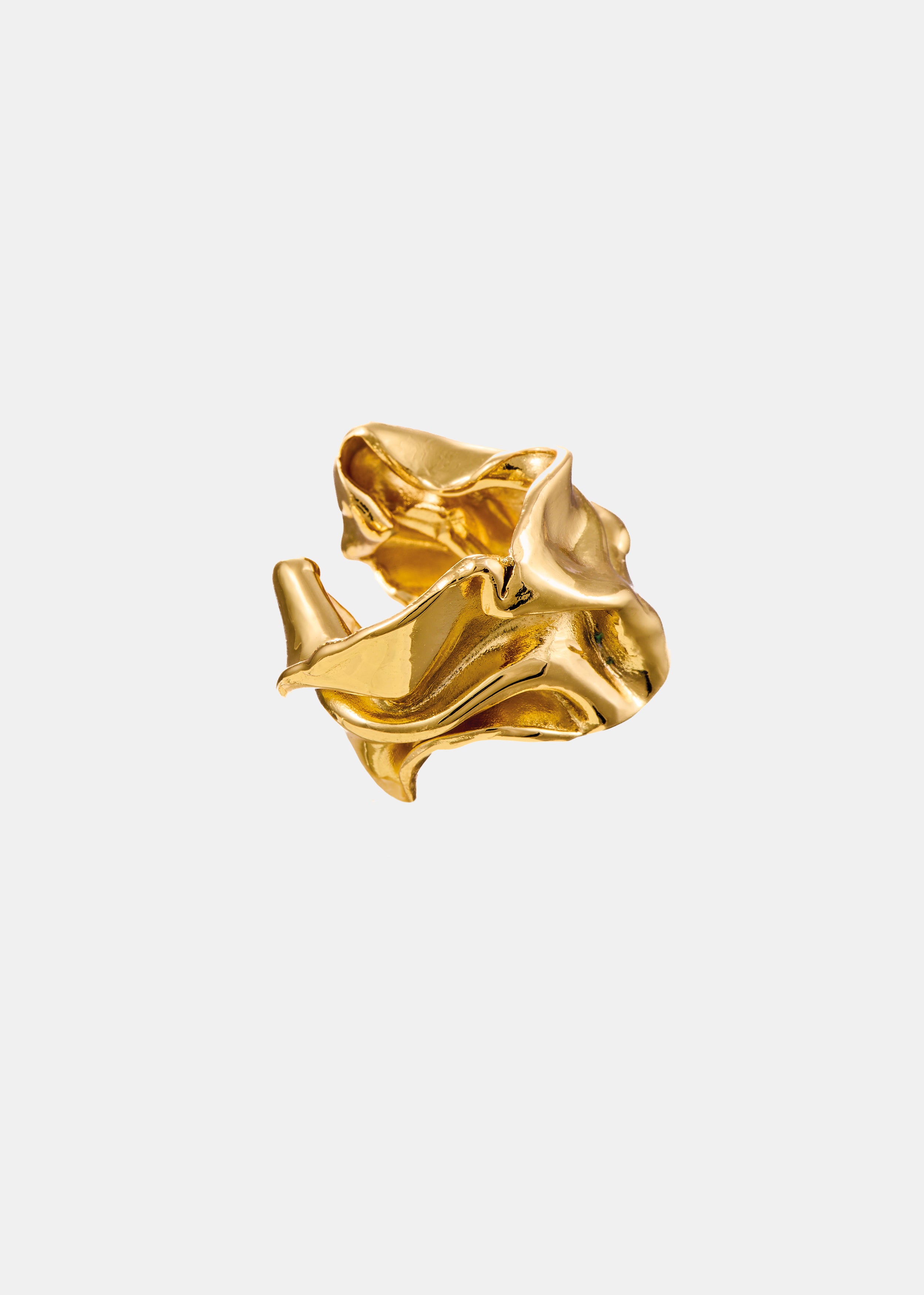 Voodoo Jewels Bold Shapes Miuna Earcuff Bronzo Placcato Oro