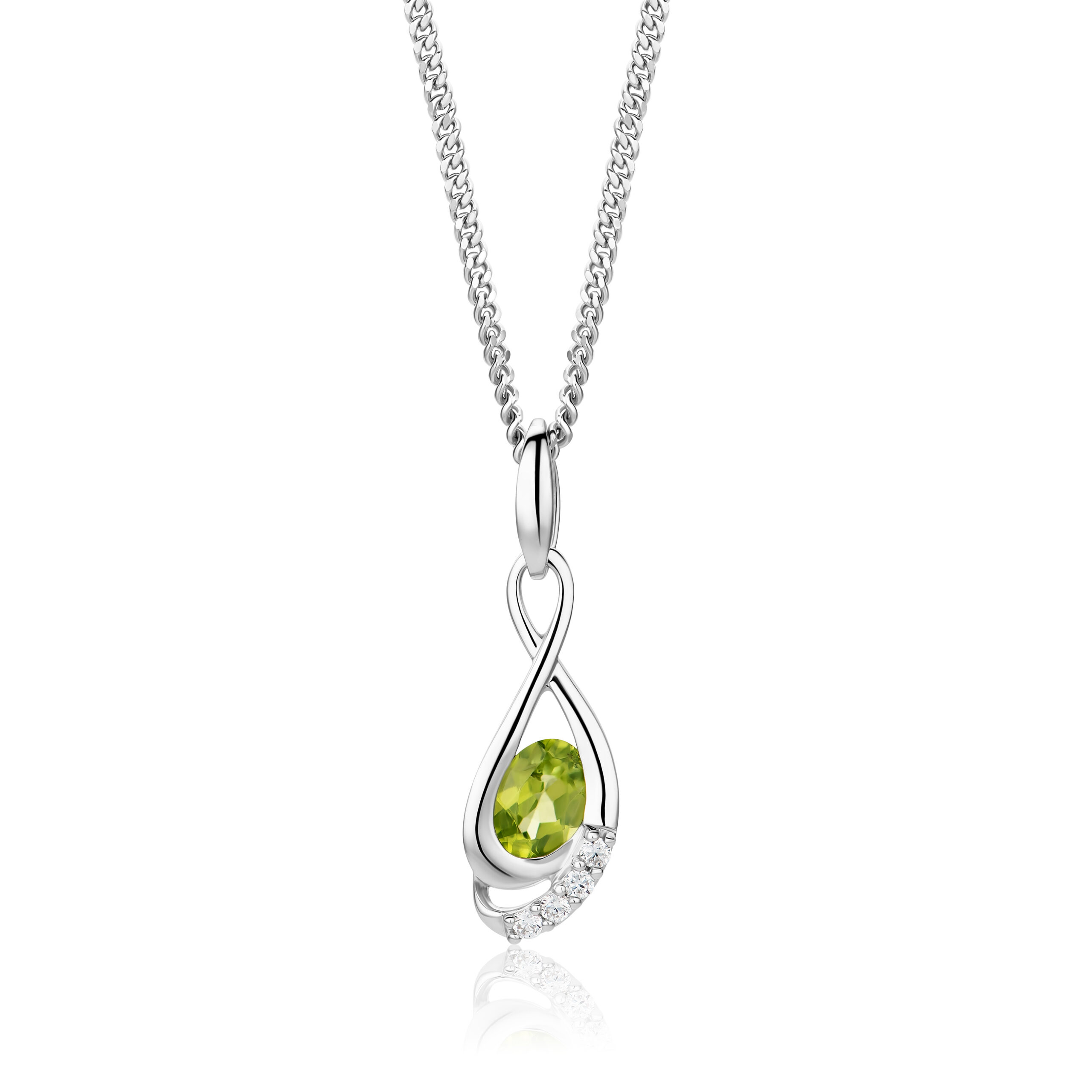 MIORE Collana argento 925 peridoto donna