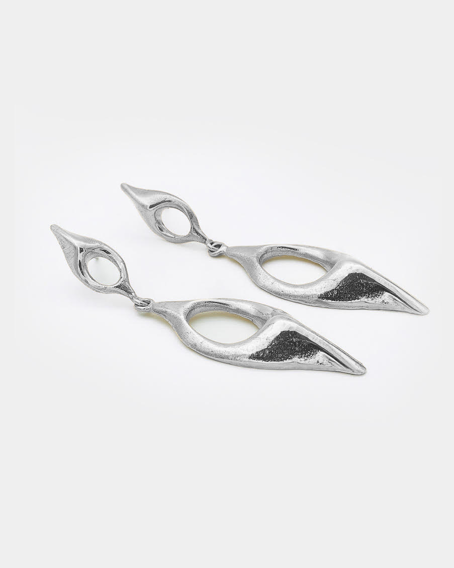 Voodoo Jewels Bold Shapes Adrastea orecchini argento pendenti