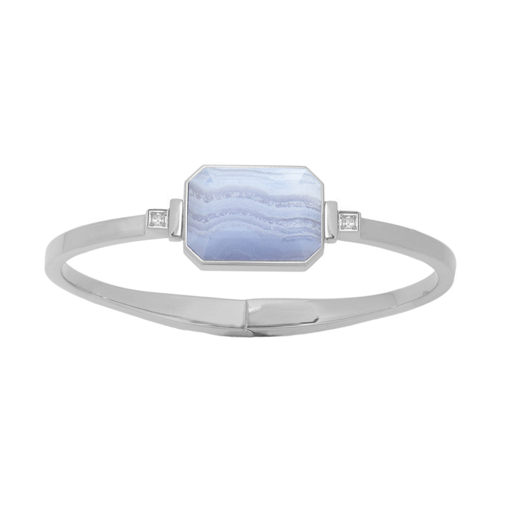 Ringly Luxe Boardwalk bracciale smart S/M agata blu