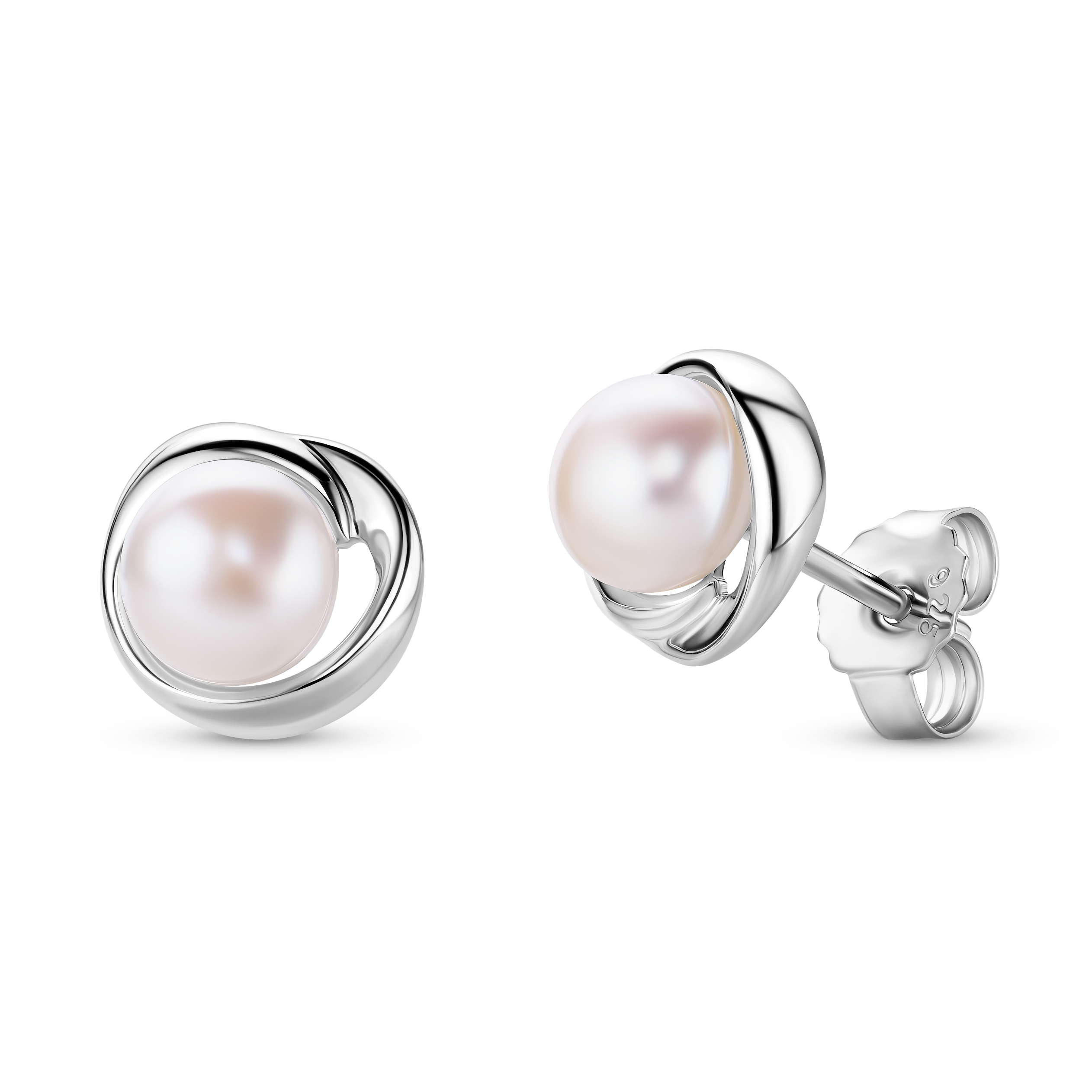 Miore Orecchini Argento 925 Perla Acqua Dolce