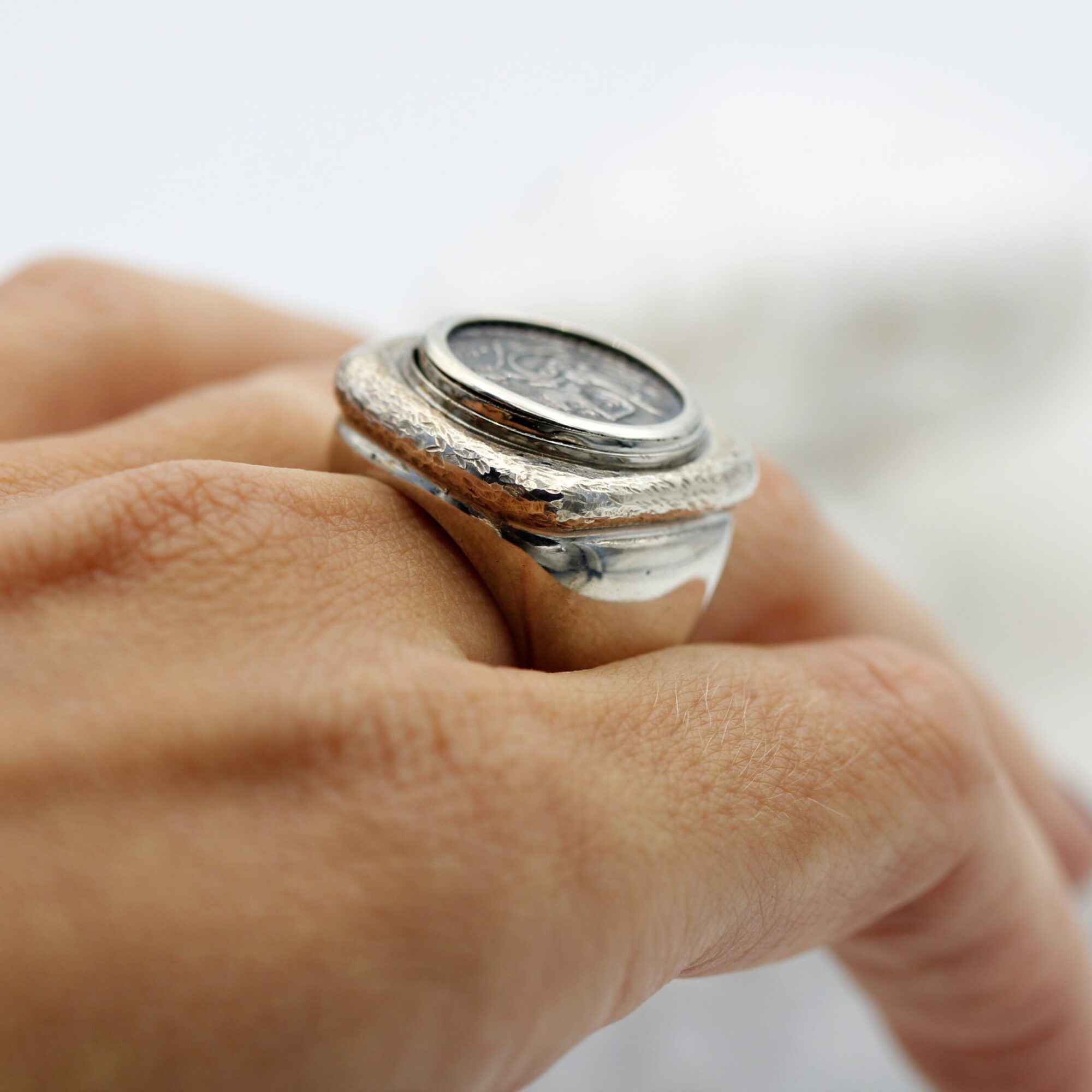 Anna Gioielli Monete Romane anello argento moneta romana