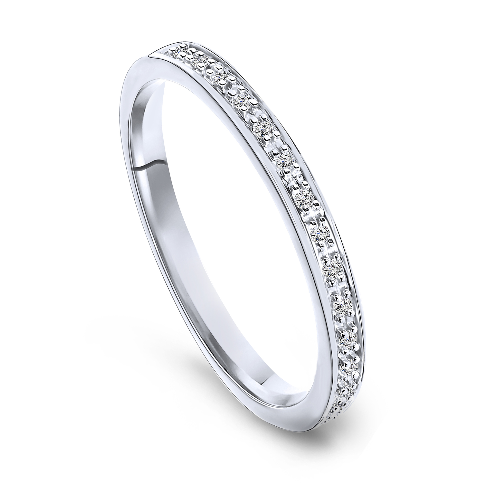 Miore Anello Oro Bianco 14KT 585