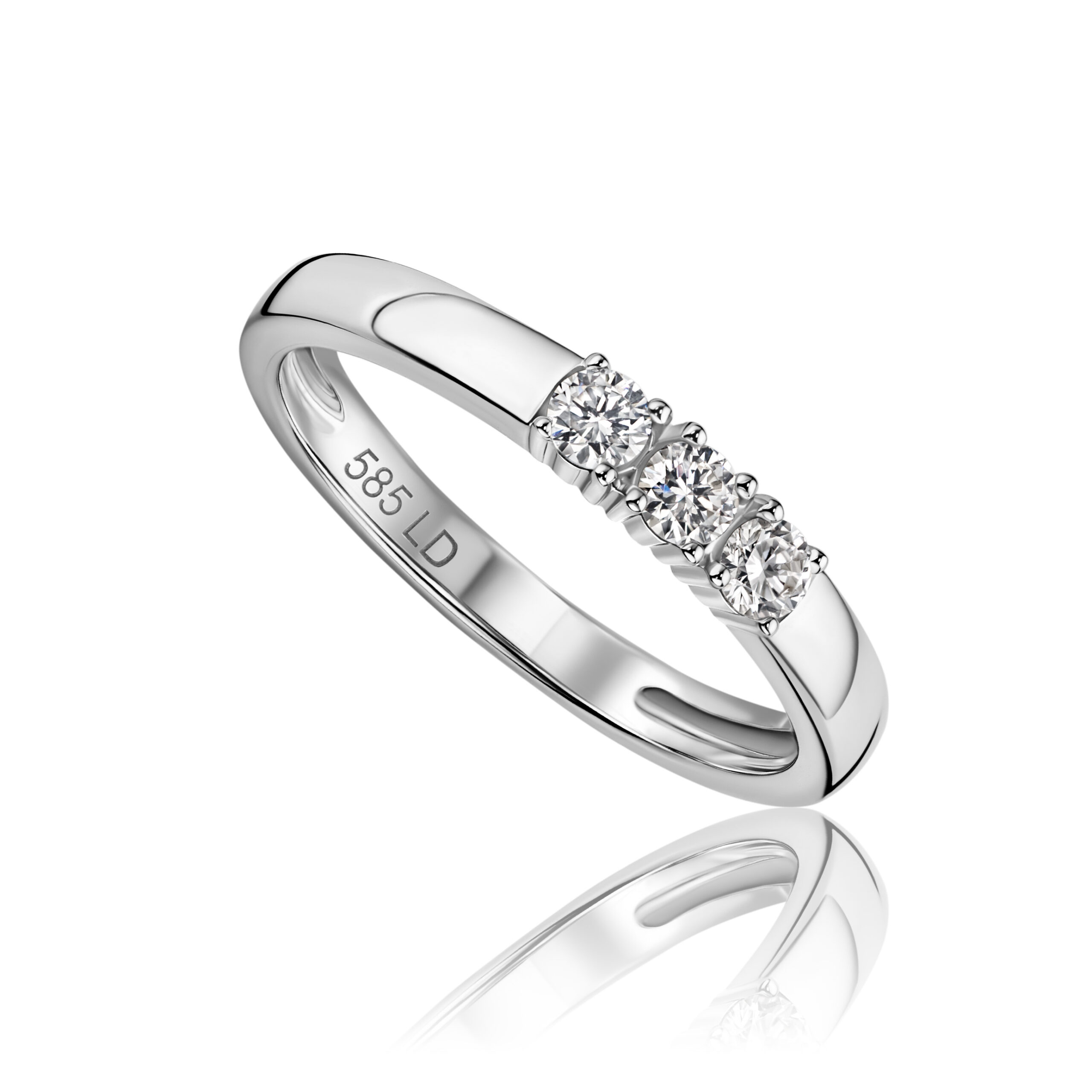 Miore Ring anello oro bianco 14kt 585