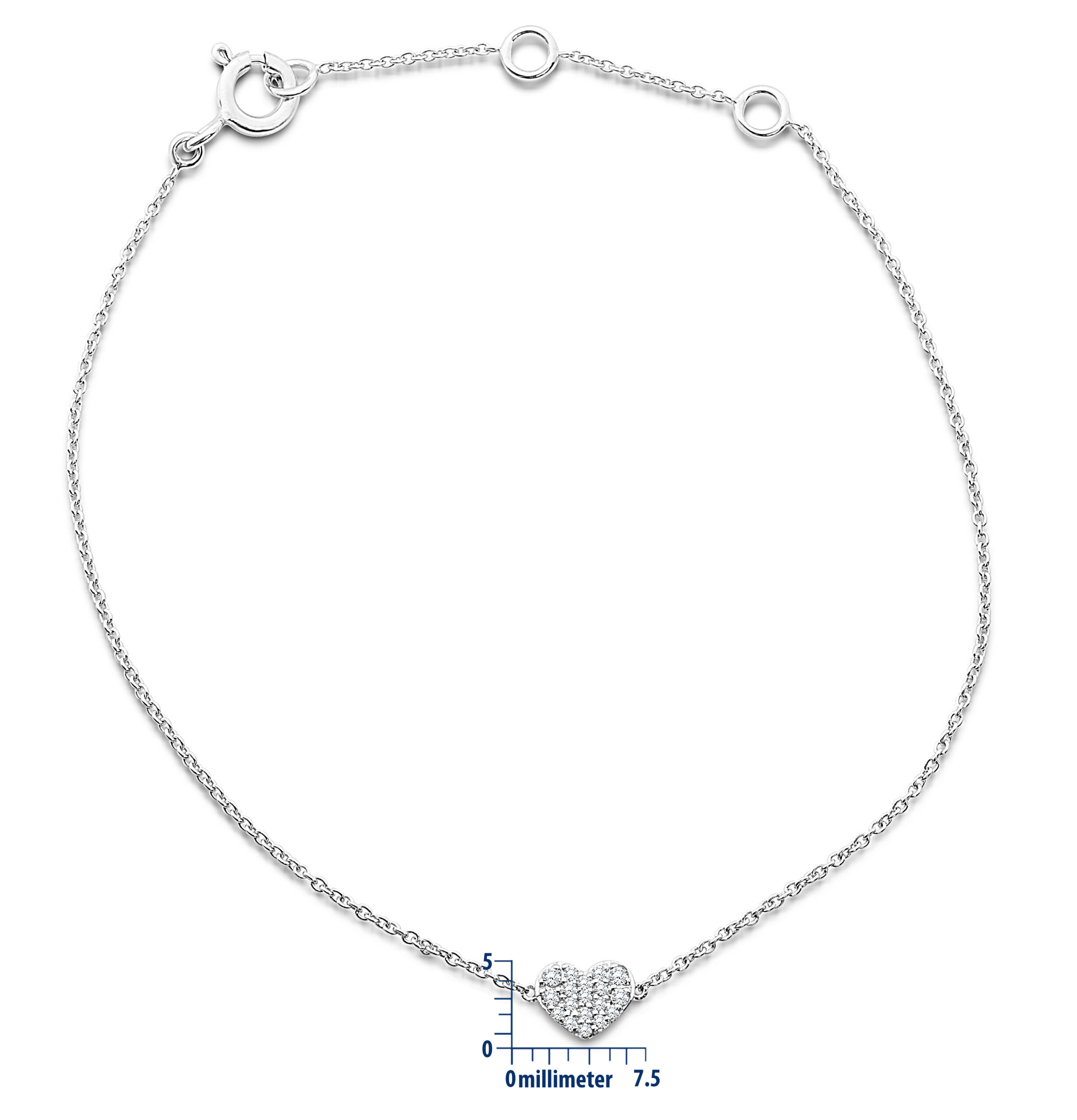 Miore Bracelet 9KT 375 Bracciale oro bianco