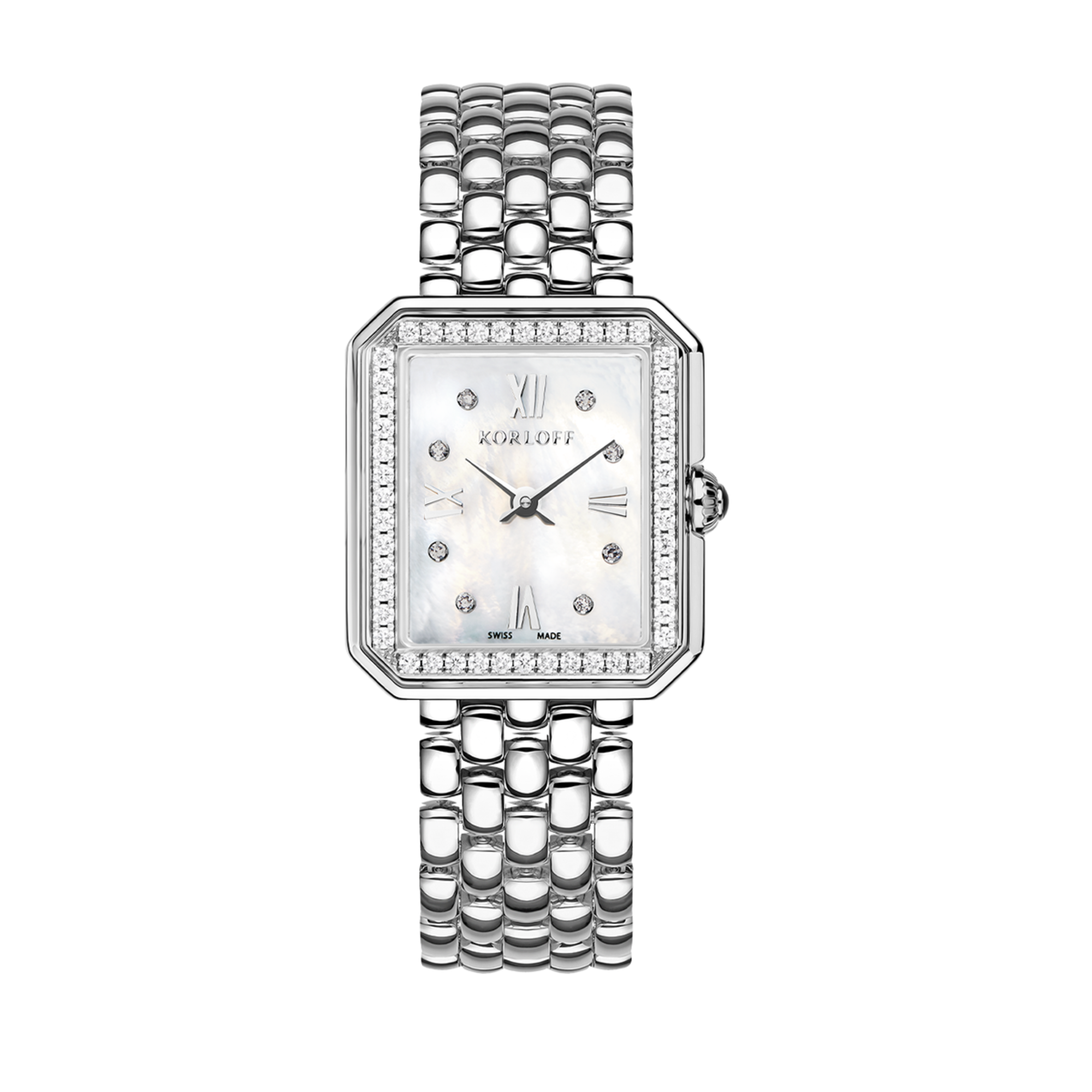 Korloff Iconik 04WA1170108 orologio madreperla bianca