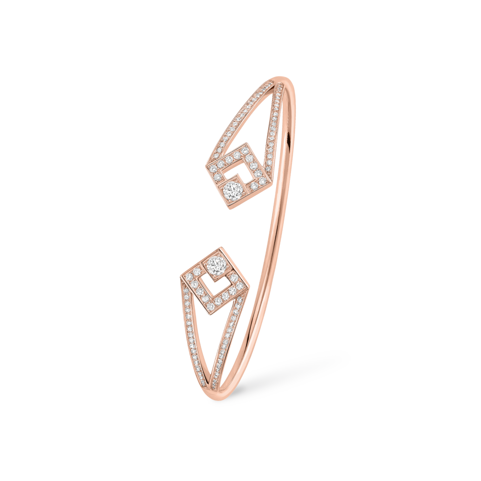 Korloff Eclat JEB05 bracciale oro rosa diamanti 17 cm
