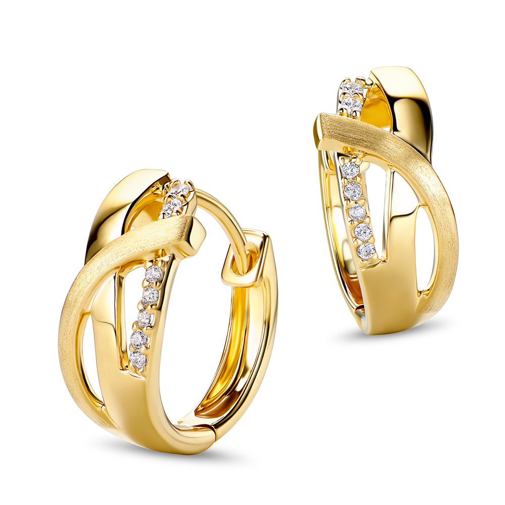 Miore Earrings Orecchini argento 925 placcato oro