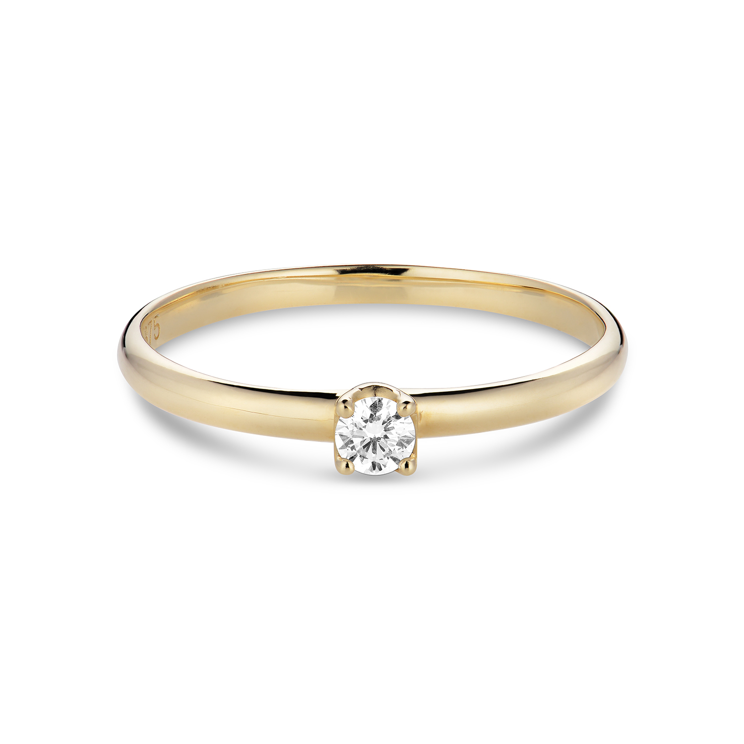 Miore Ring Anello Oro Giallo 9KT Classico