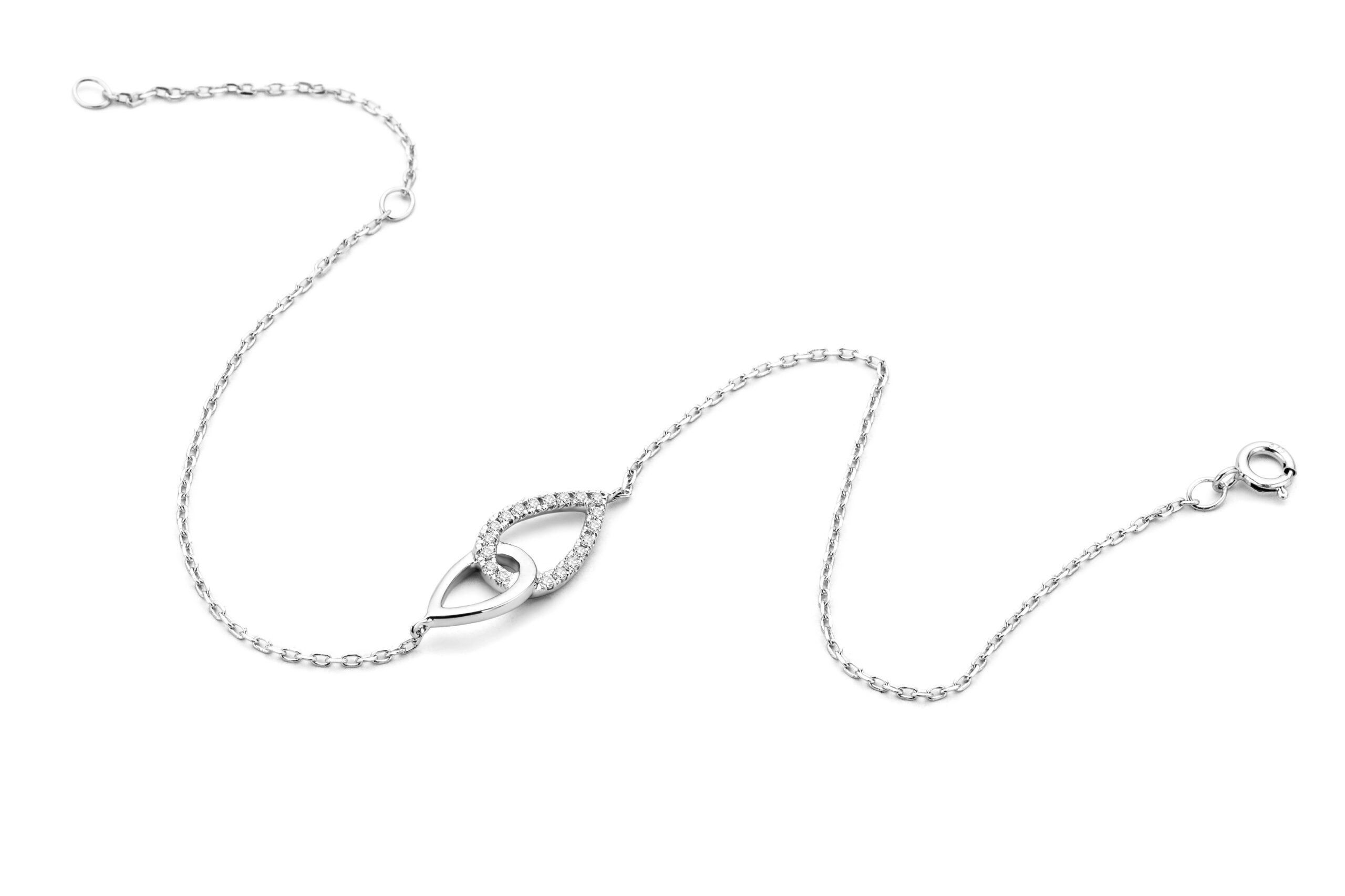 Miore Bracciale Oro Bianco 375 9KT Donna