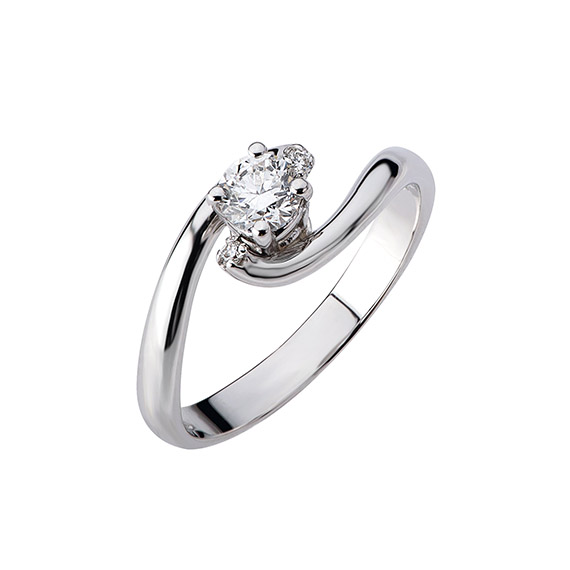 Polello Stresa Anello in Oro con Diamanti Donna