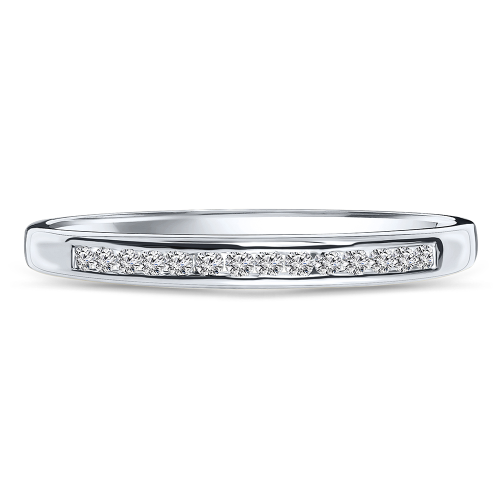 Miore anello oro bianco 18kt 750