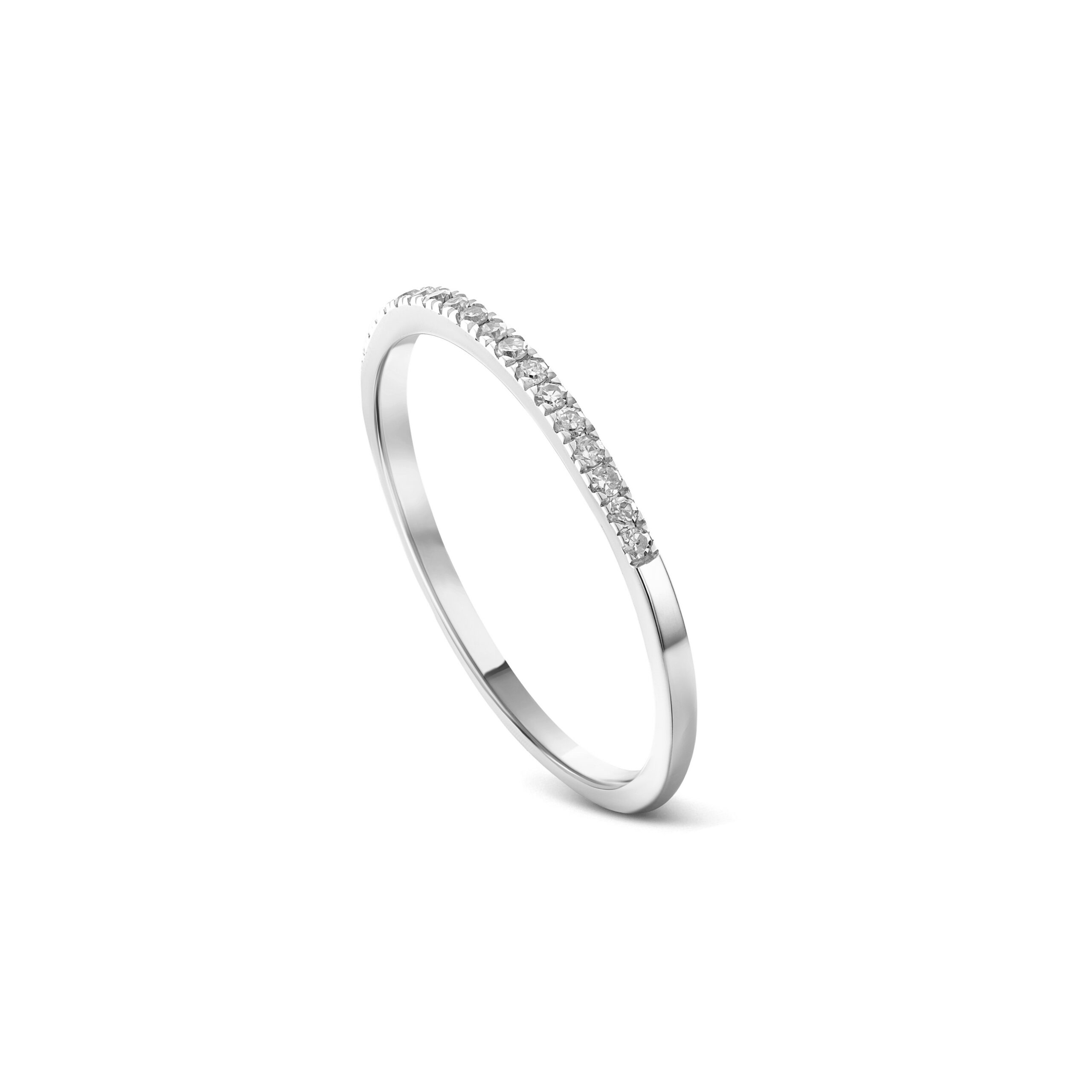 Miore Ring Anello Oro Bianco 9KT 375