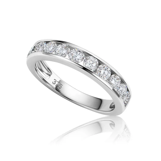 Miore Ring anello oro bianco 375 9kt
