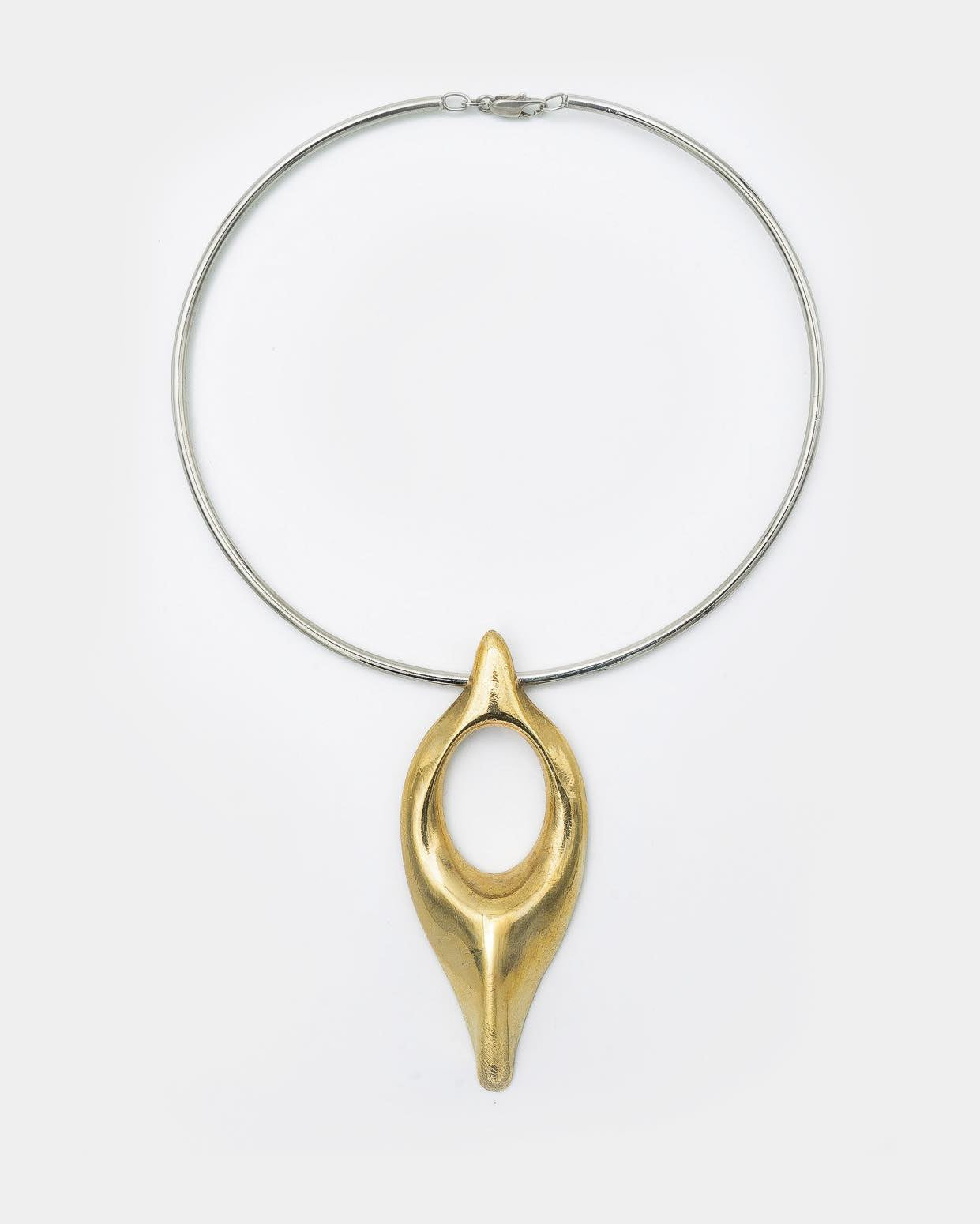 Voodoo Jewels Bold Shapes Supernova collana choker argento