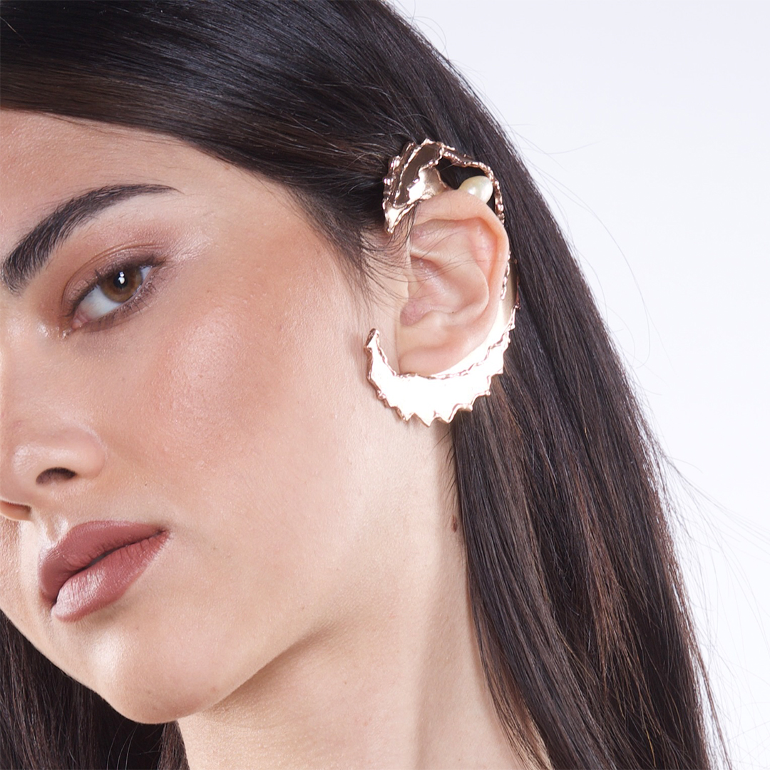 Giulia Iosco Eclipse Ear Cuff orecchino singolo