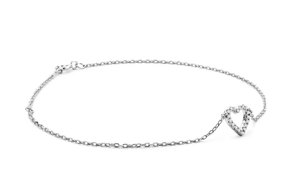 Miore Bracelet Bracciale in Oro Bianco 9 Kt 375