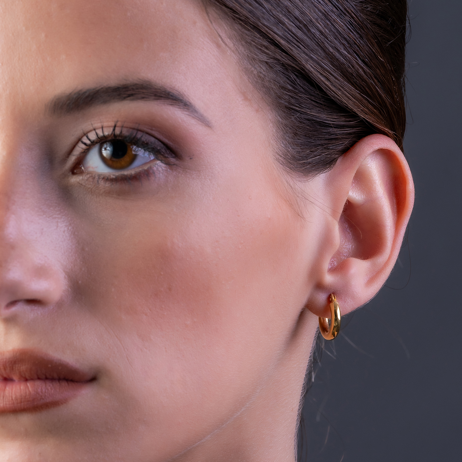 Miore Earrings Orecchini Oro Giallo 9KT Semplici