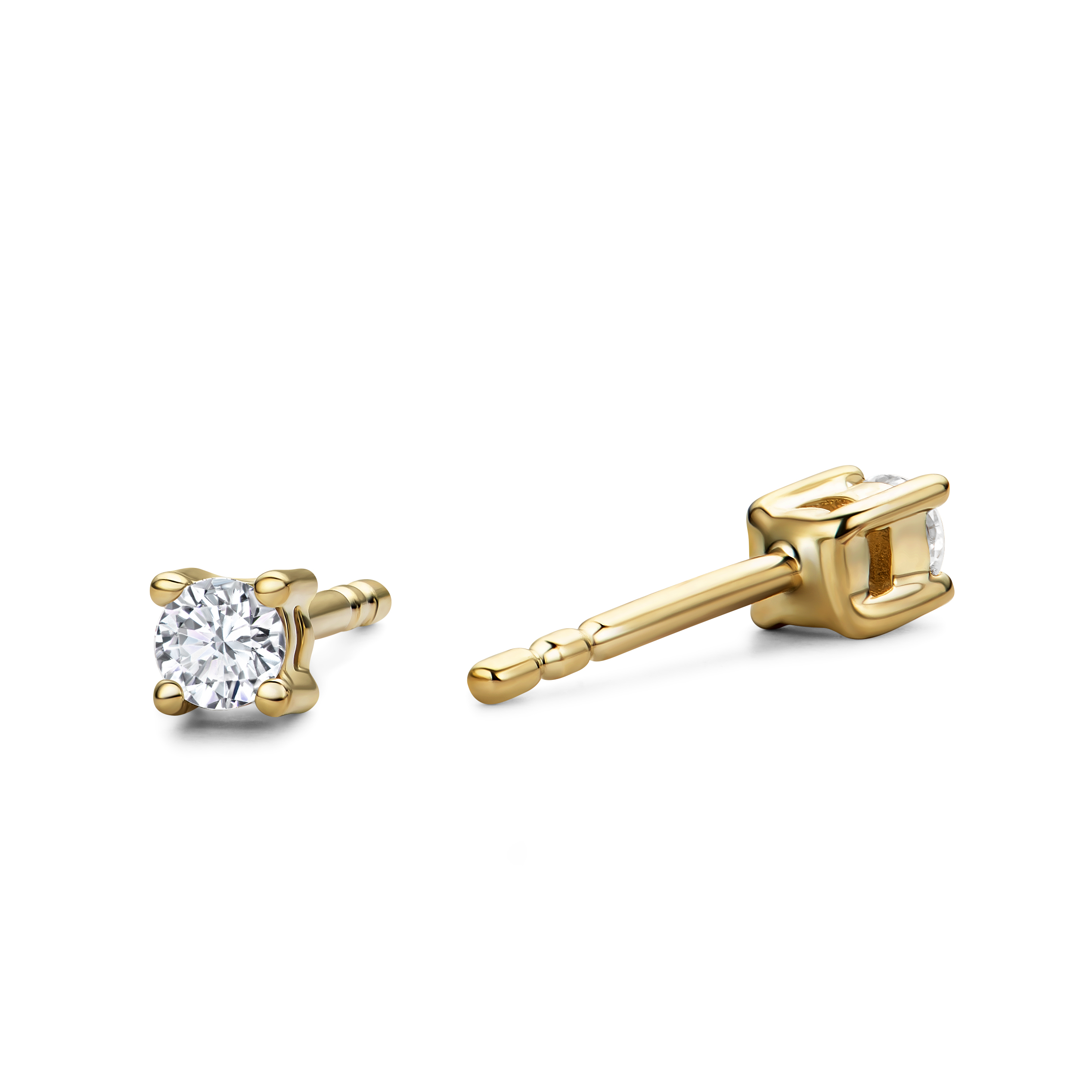 Miore Orecchini Oro Giallo 14Kt 585
