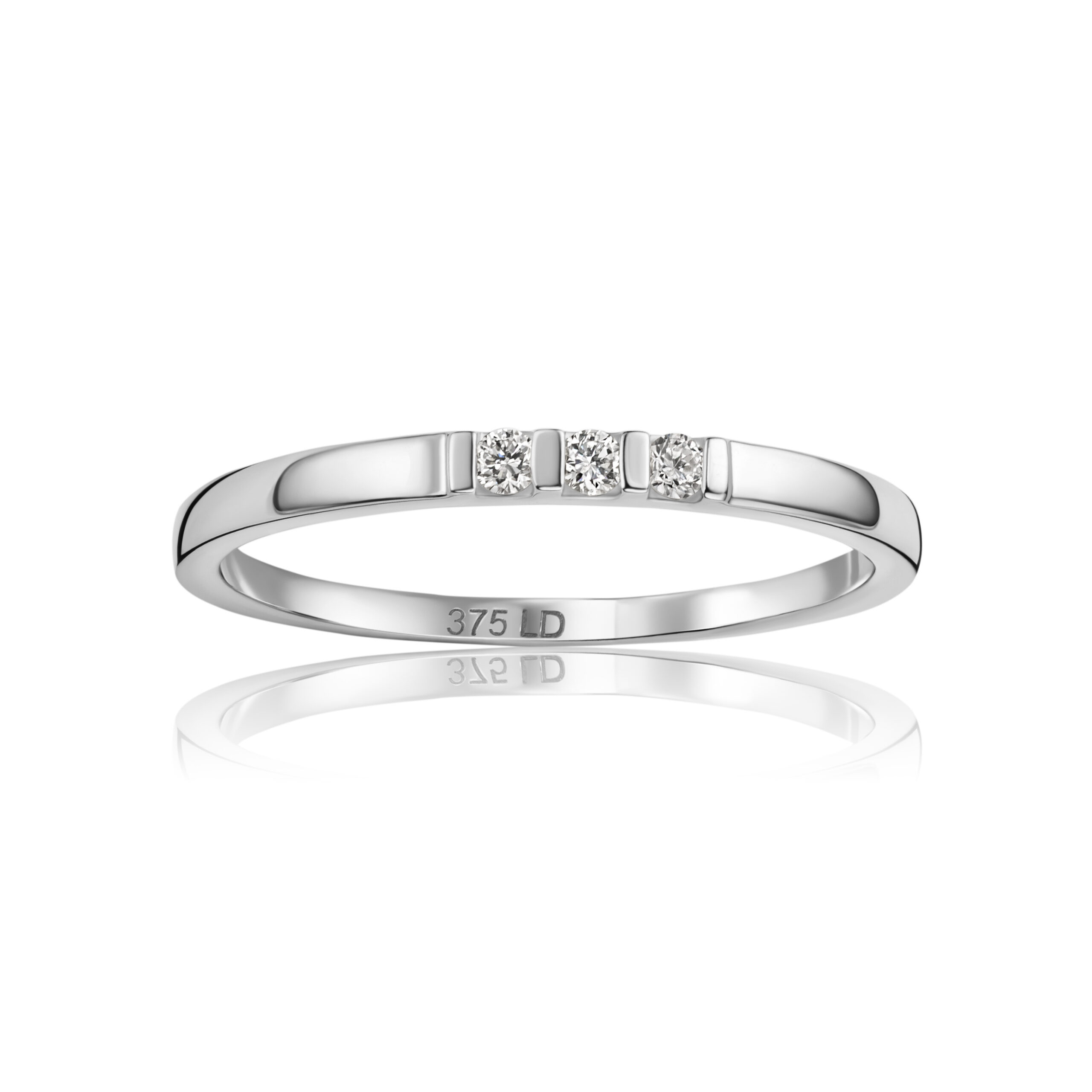 MIORE Anello oro bianco 9kt 375
