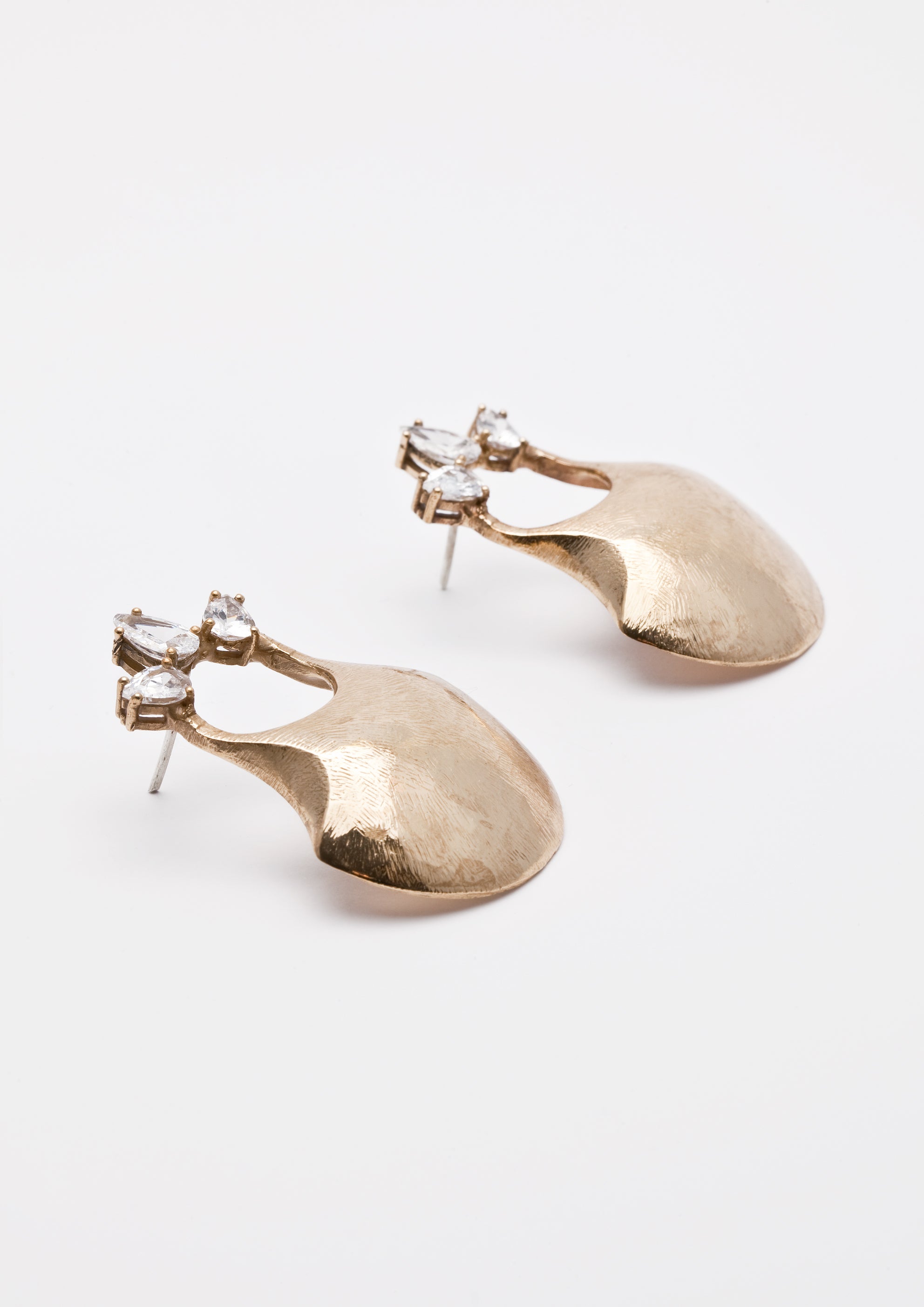 Voodoo Jewels Bold Shapes Atunis orecchini bronzo pietre