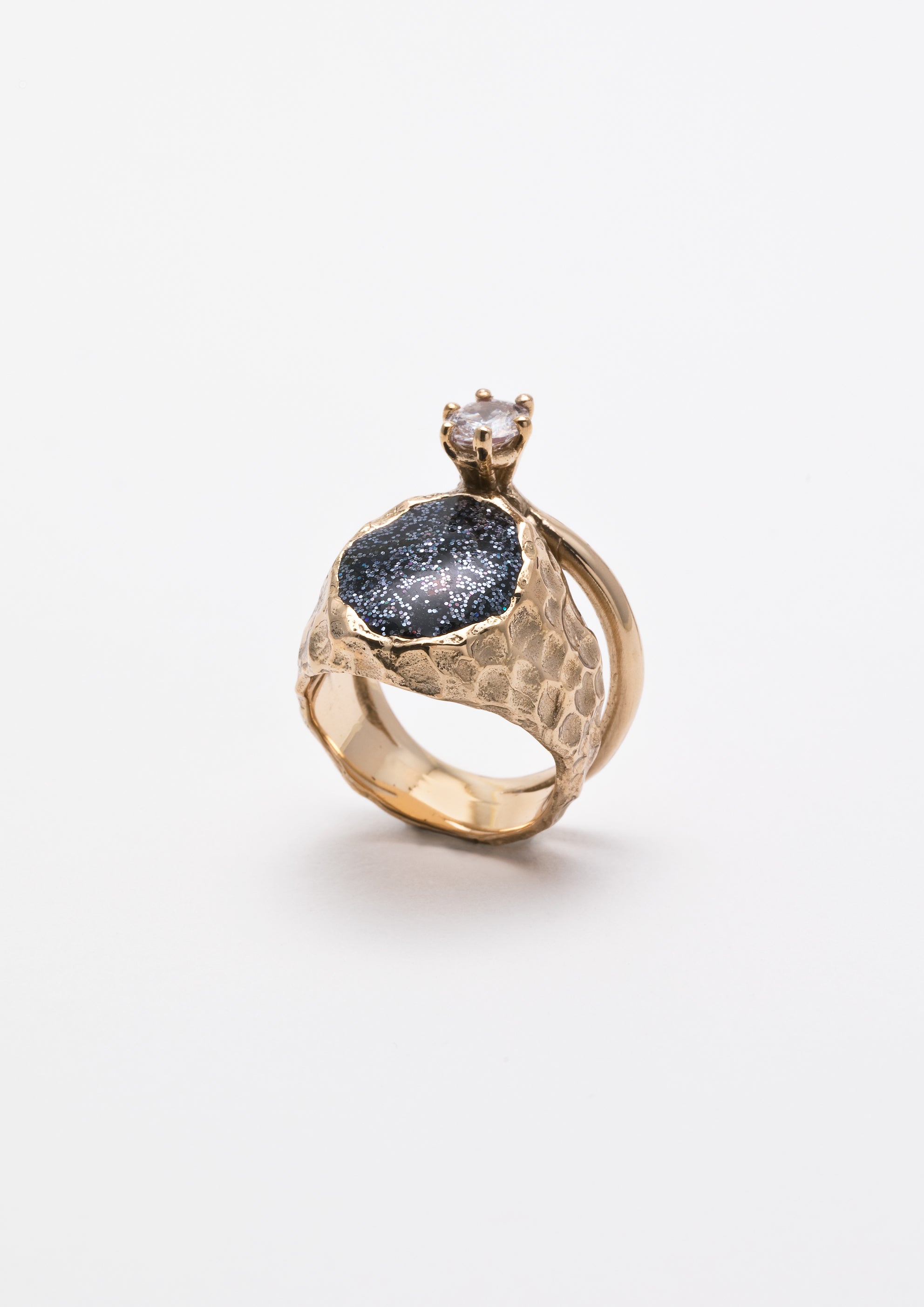 Voodoo Jewels Sigilla Sigillum anello oro pietra cuore