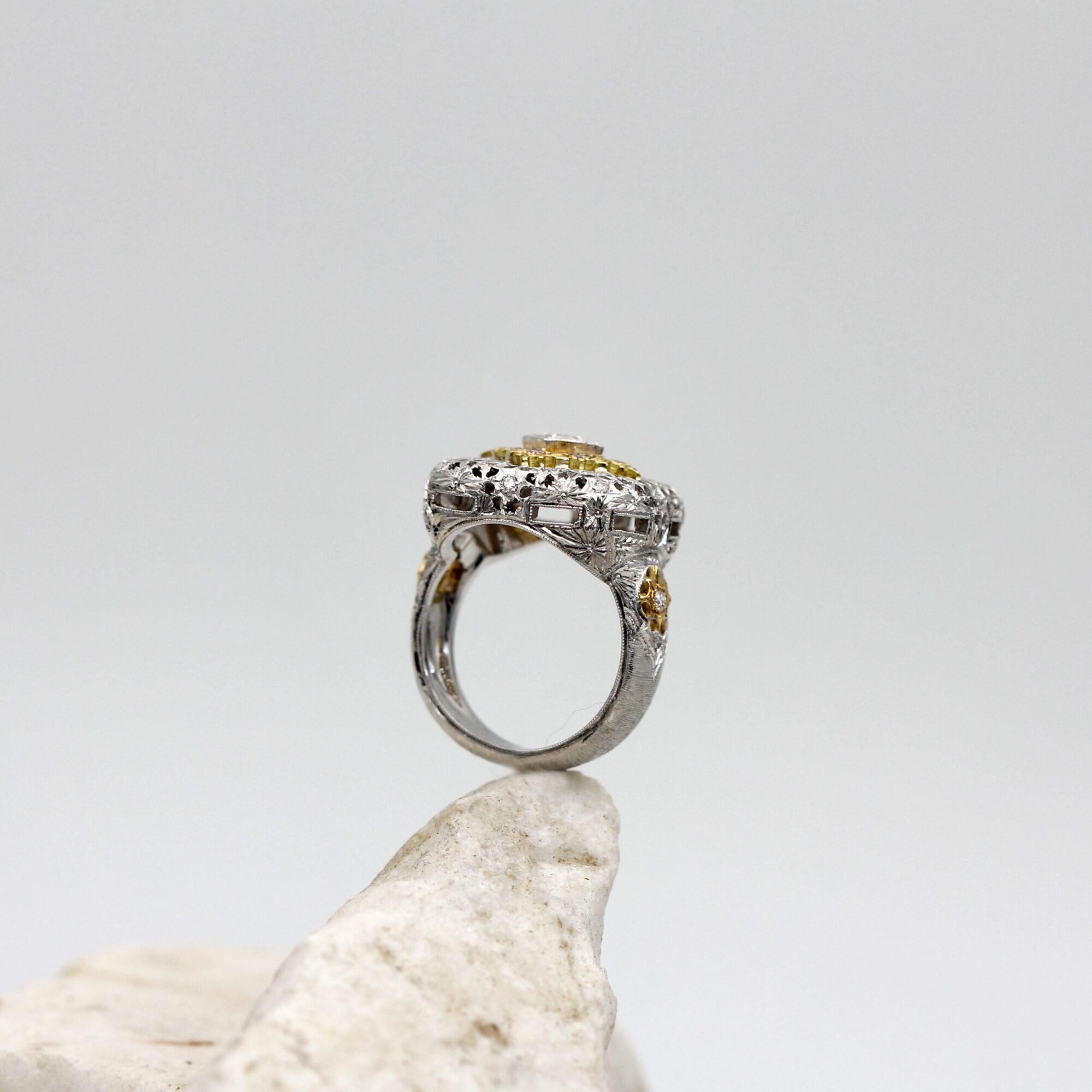 Anna Gioielli Prestige anello oro bianco diamanti 0,81 ct