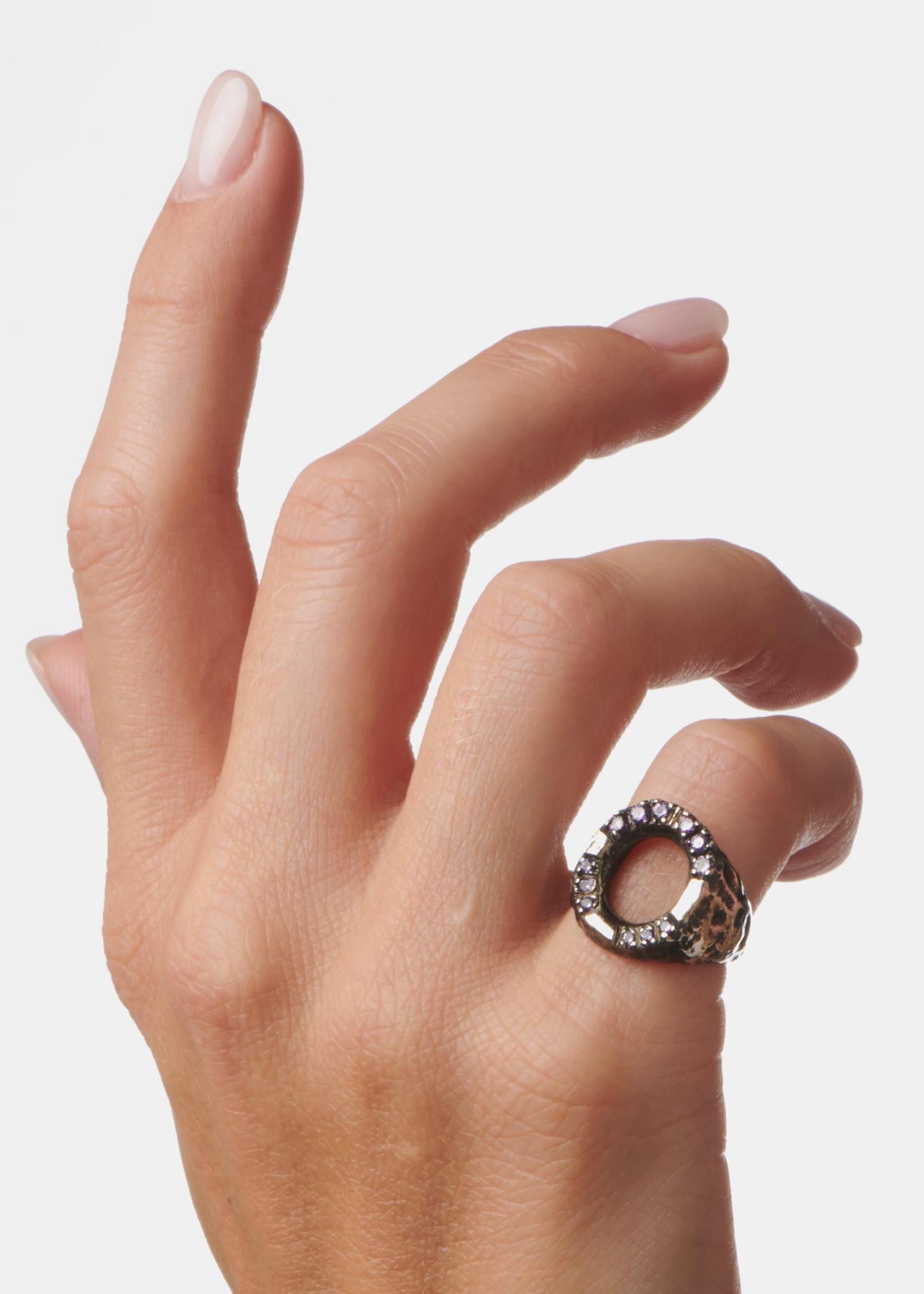 Voodoo Jewels Sigilla Anello Sigillo Argento Pietre XS-XL