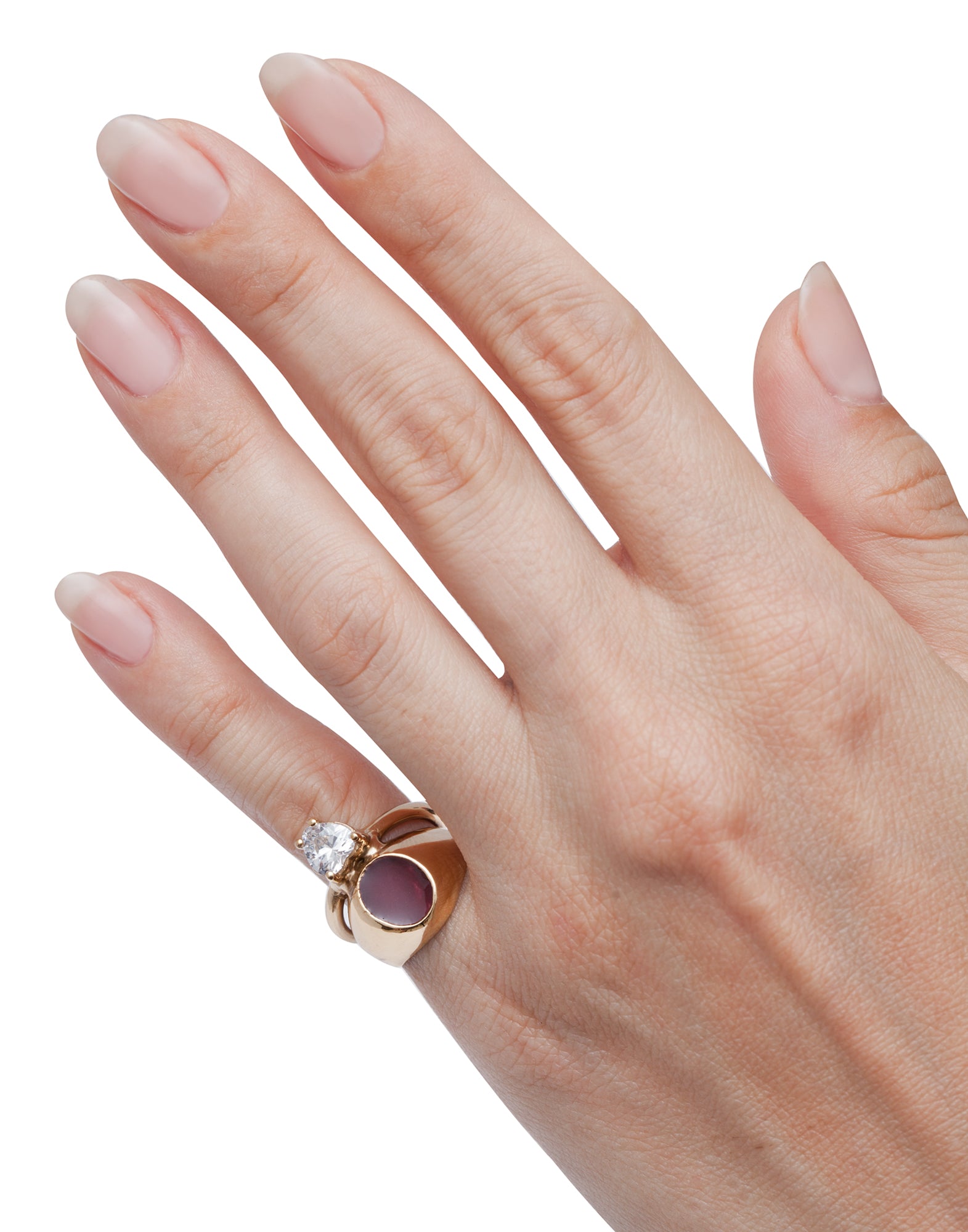 Voodoo Jewels Sigilla Sigillum anello cuore bronzo dorato