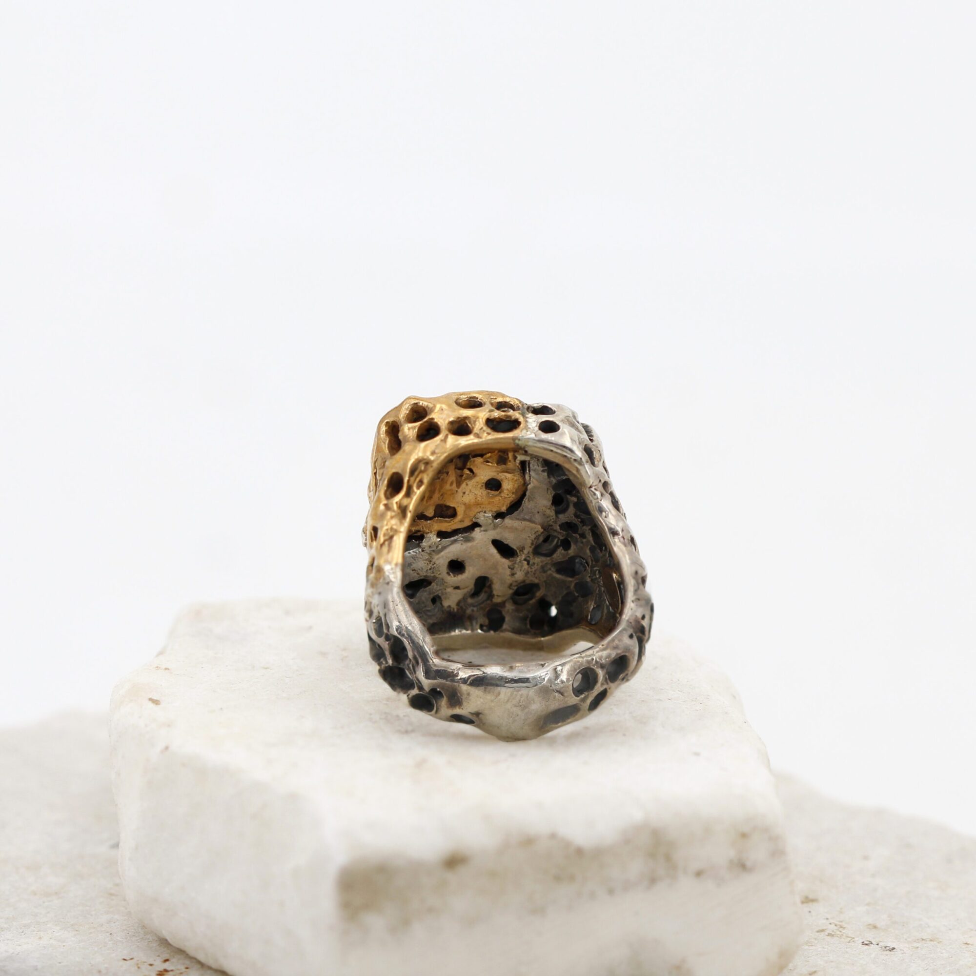 Anna Gioielli Marte anello argento diaspro verde 15x20 mm