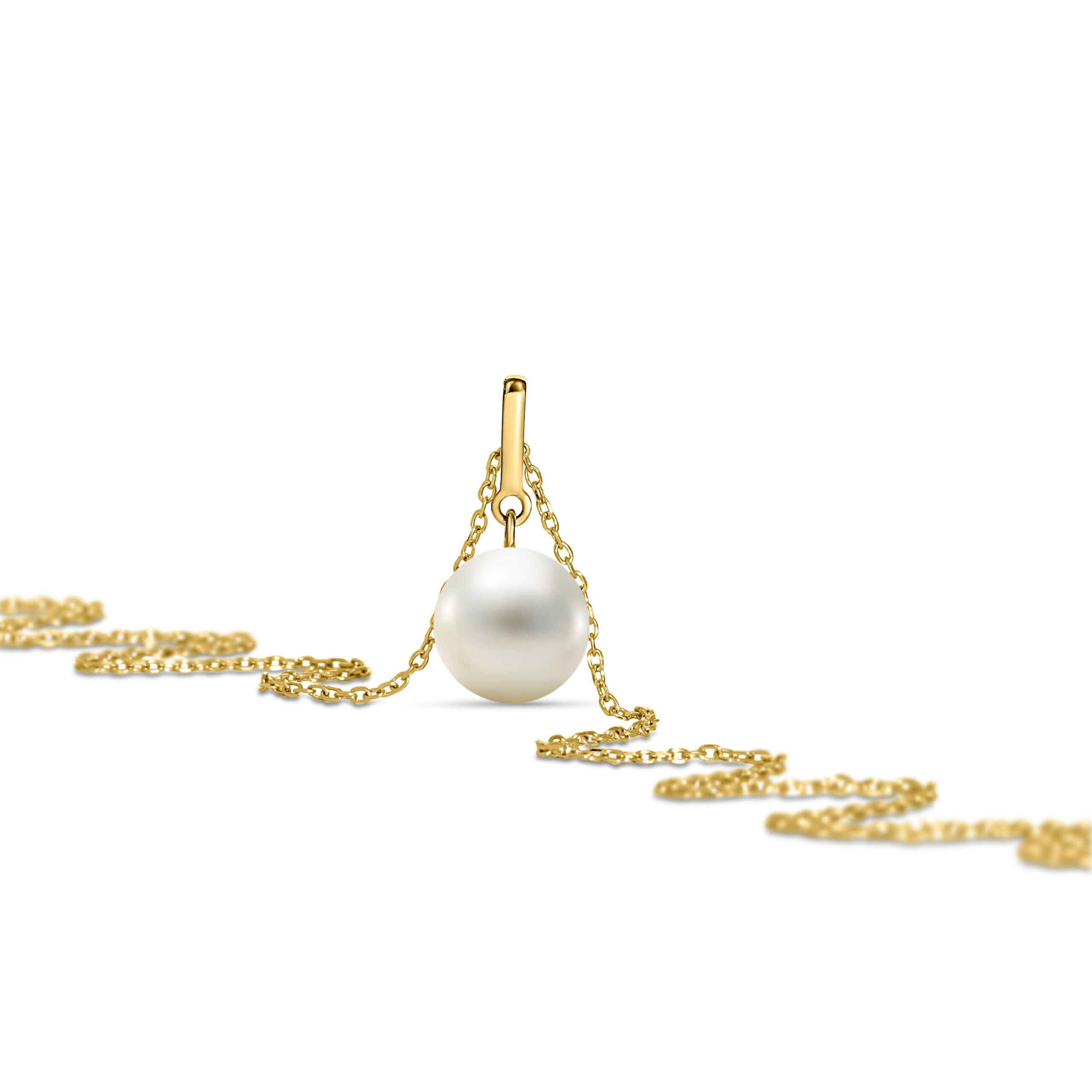 Miore Necklace Collana Oro Giallo 14Kt Perla