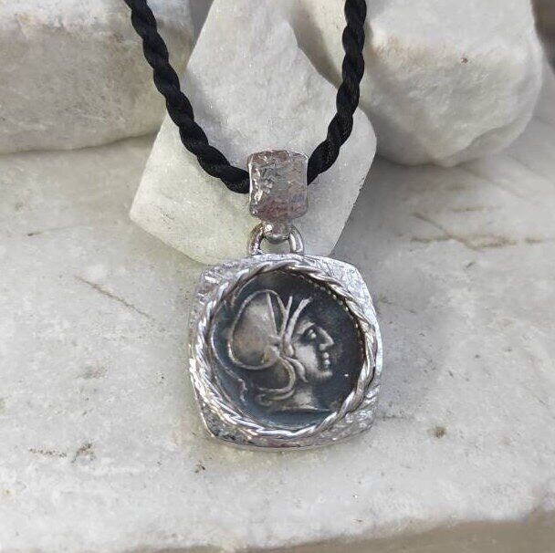 Anna Gioielli Monete Romane Pendente Moneta Romana Argento