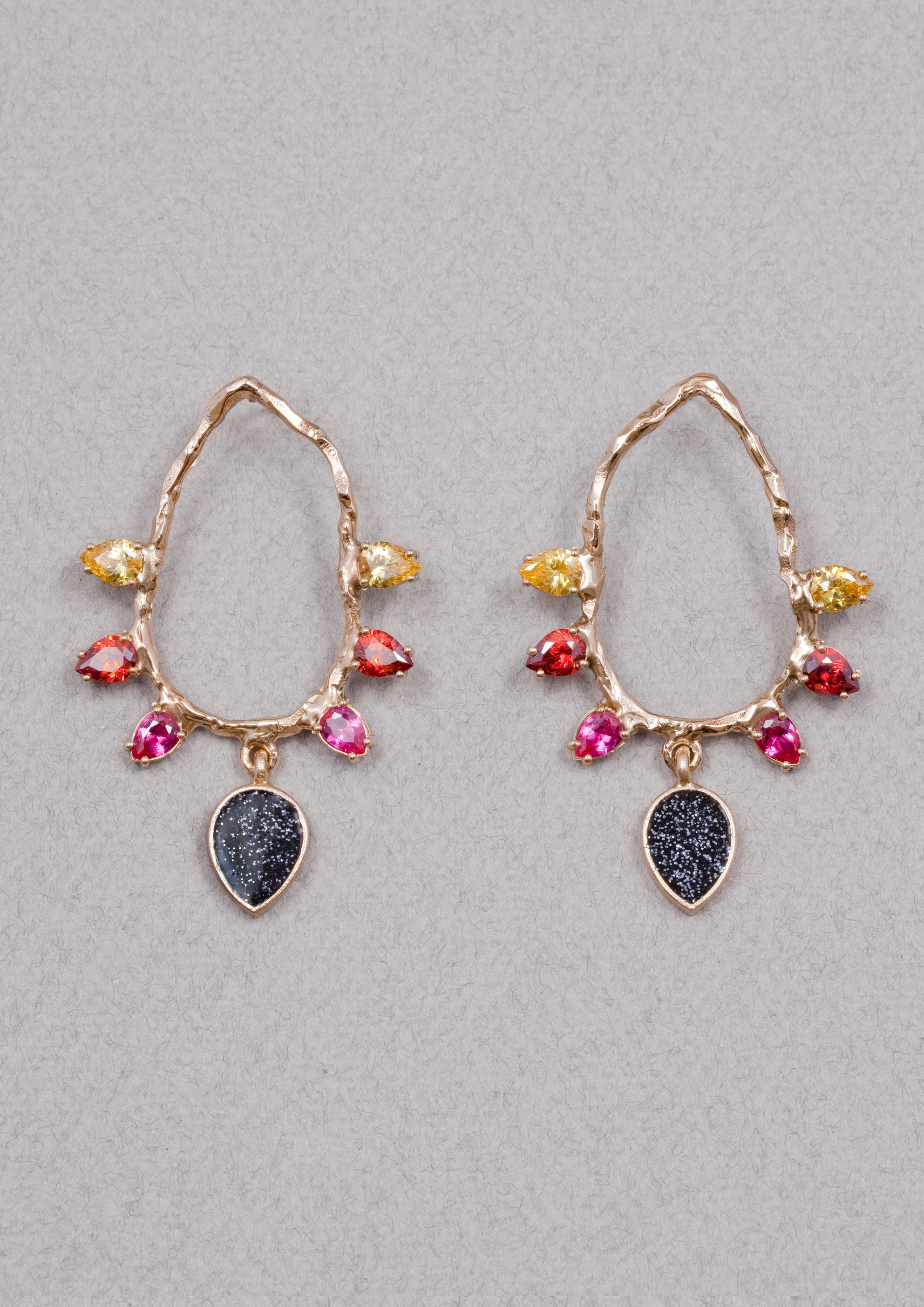 Voodoo Jewels Ambrosia Orecchini Bronzo Zirconi Goccia