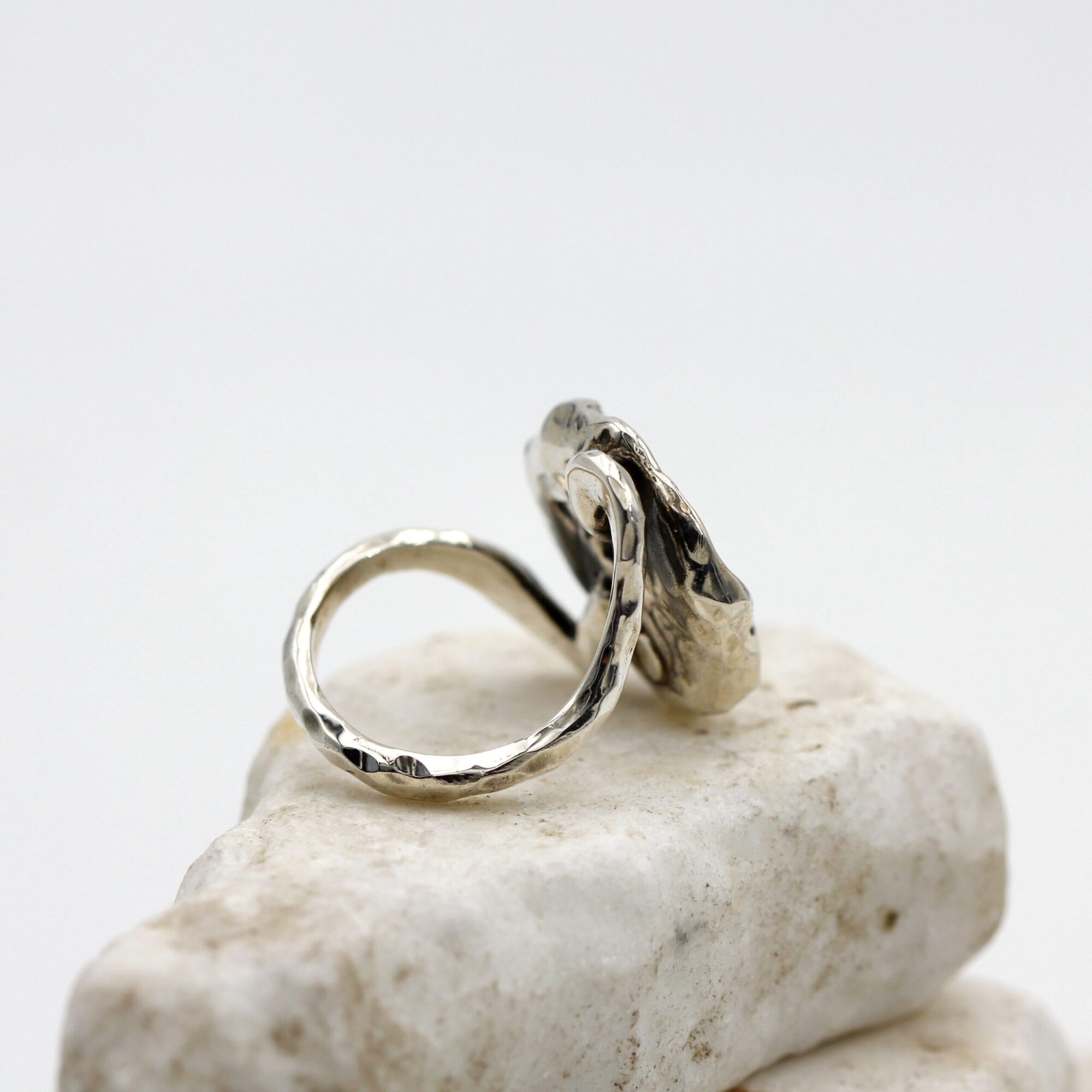 Anna Gioielli Winter Flower Anello Argento Quarzo Citrino