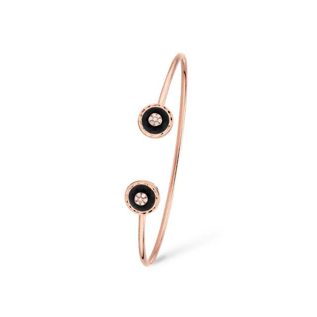 Korloff Je Play JJPB03 bracciale oro rosa diamanti 17cm