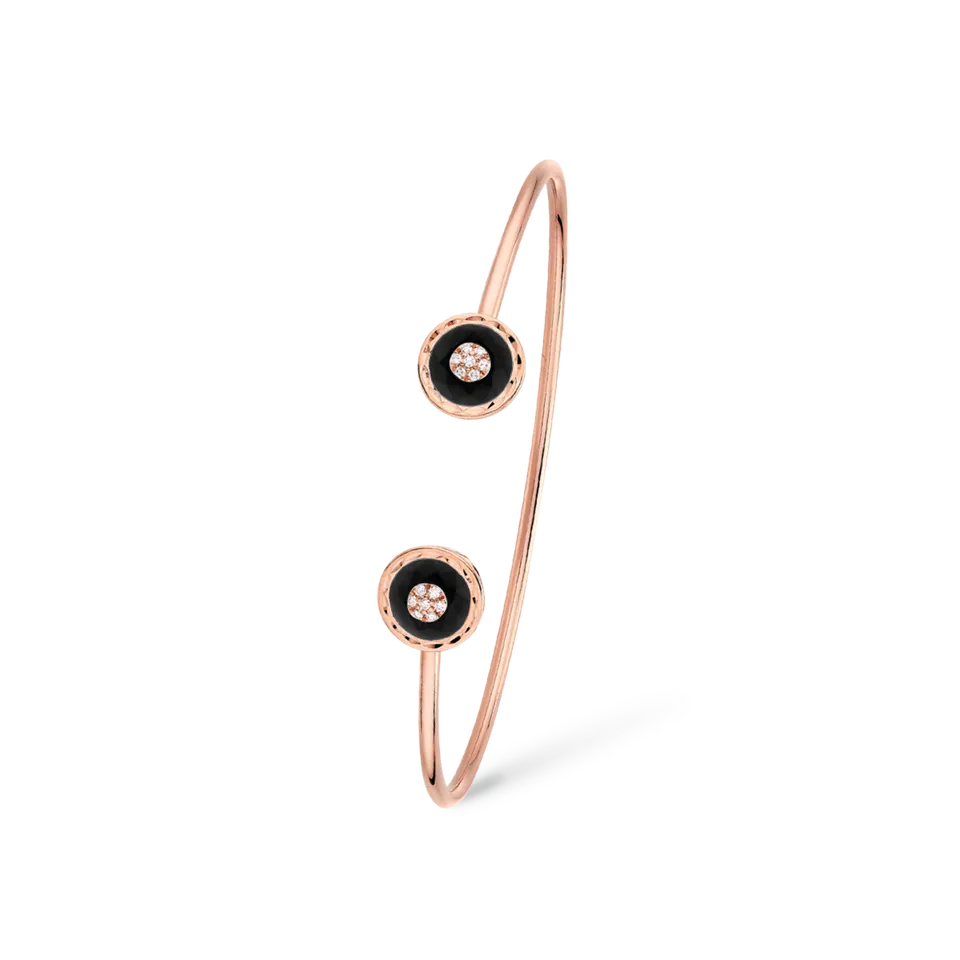 Korloff Je Play JJPB03 bracciale oro rosa diamanti 17cm