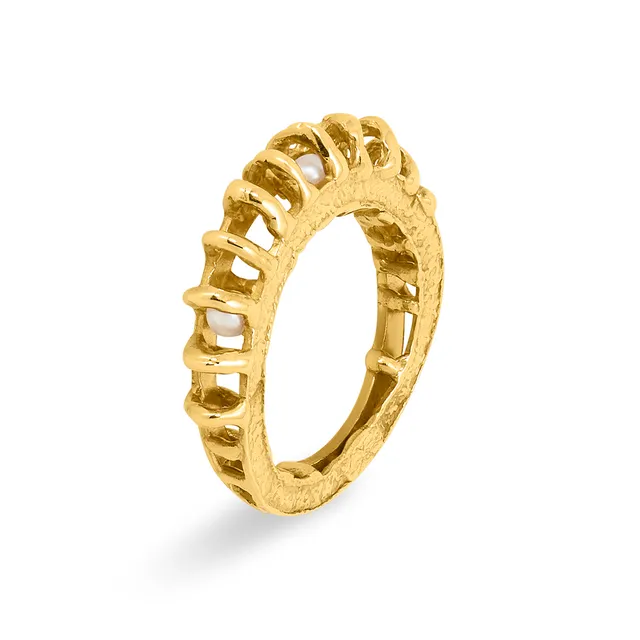 Giulia Iosco Cage Round anello gabbia rotondo traforato