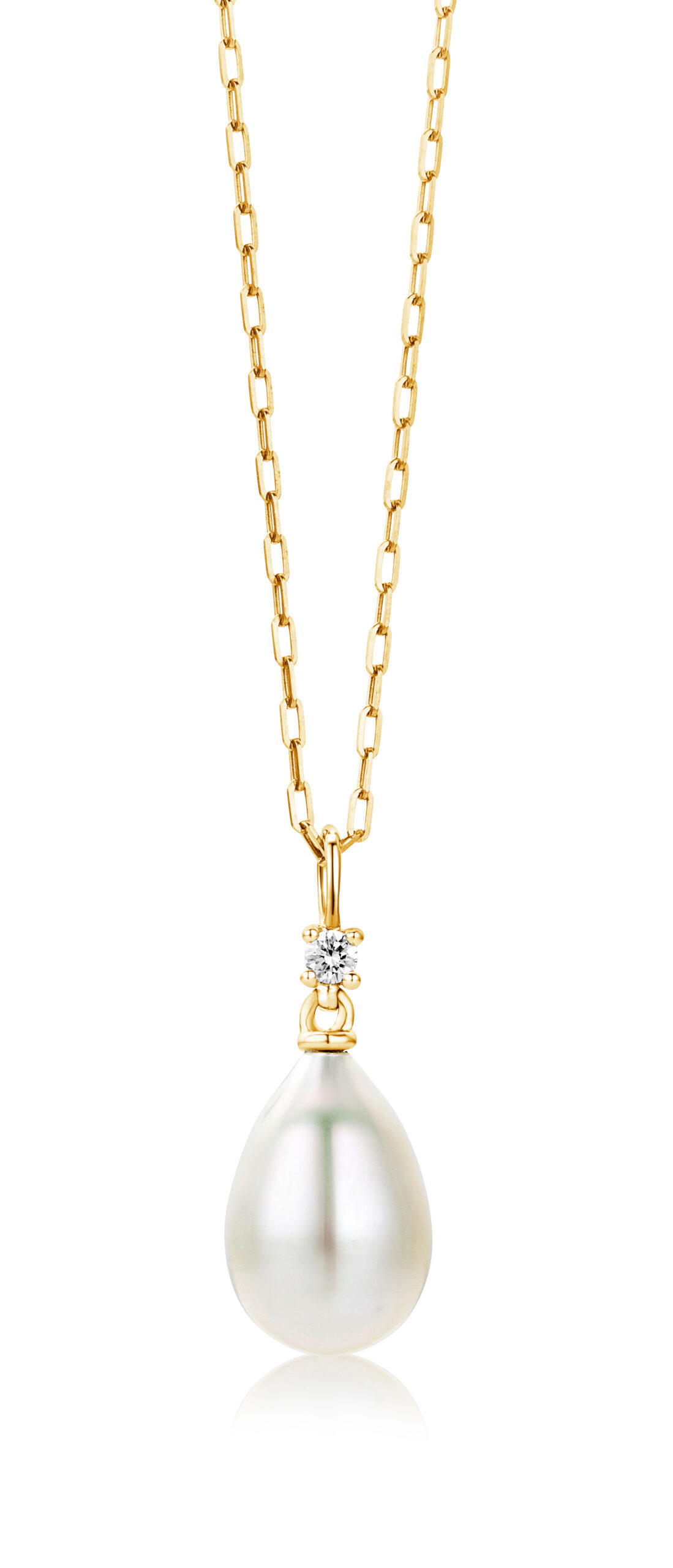 Miore Collana Oro Giallo 18Kt Perla Acqua Dolce