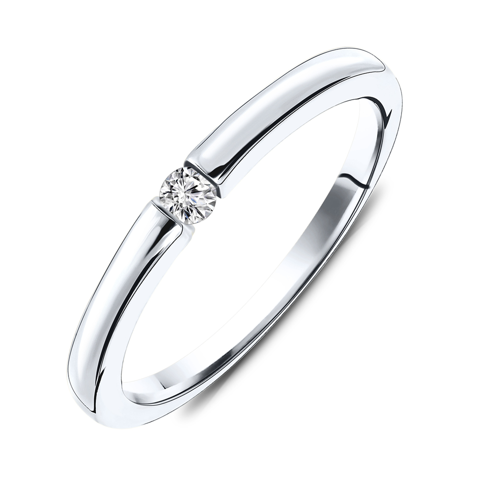 Miore Ring anello oro bianco 14KT 585