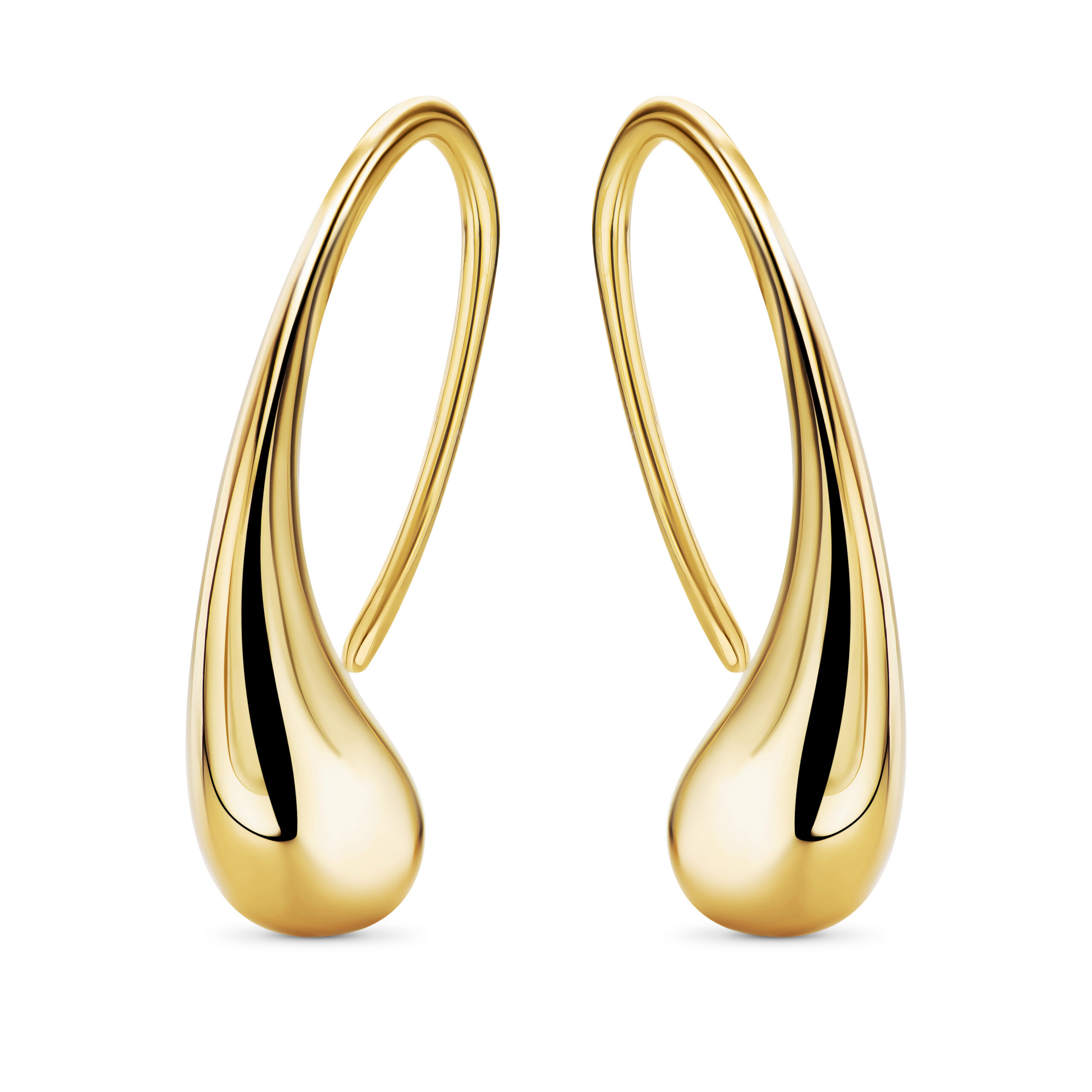 MIORE orecchini argento 925 placcato oro giallo