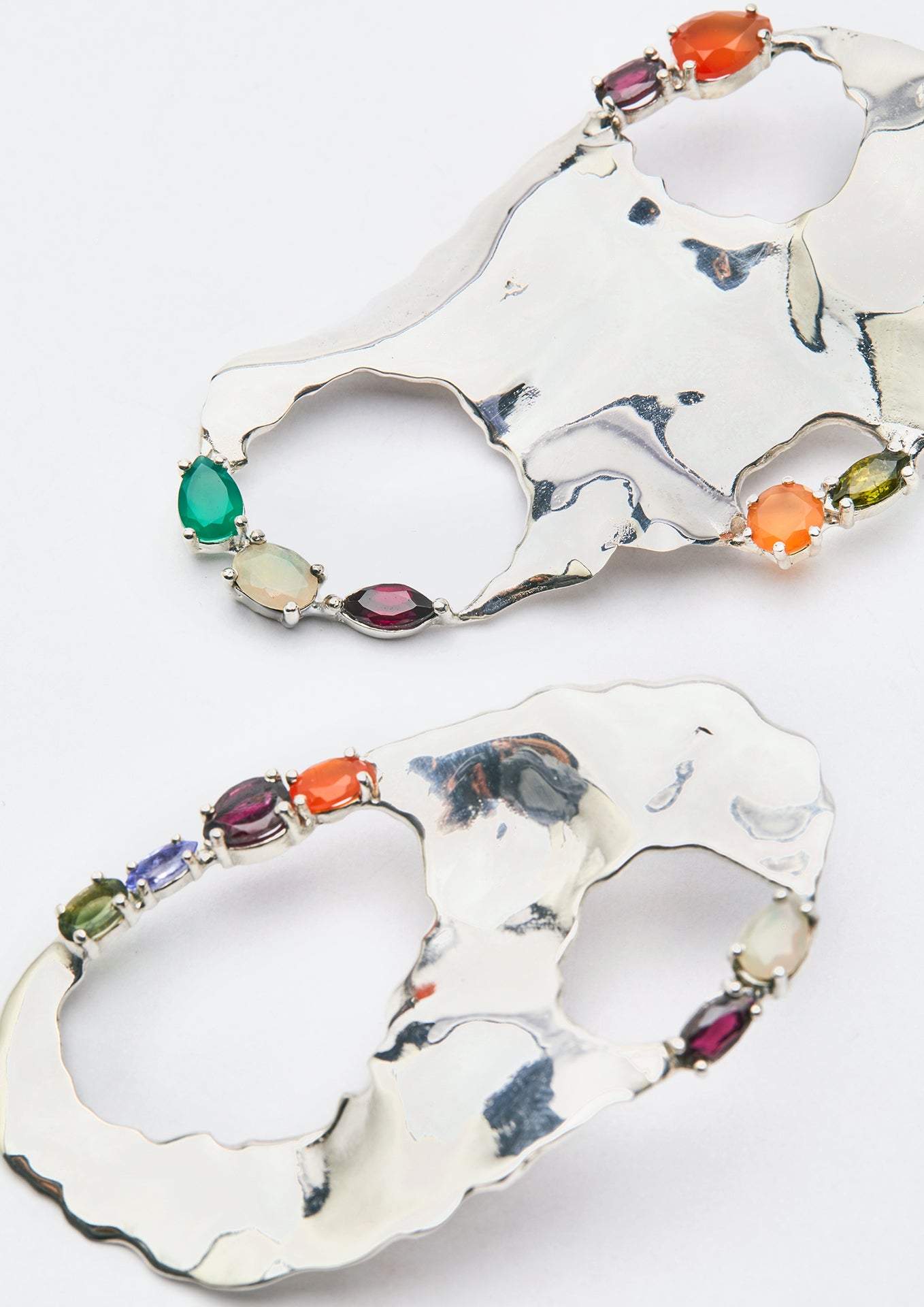 Voodoo Jewels Bold Shapes Hila orecchini pietre argento