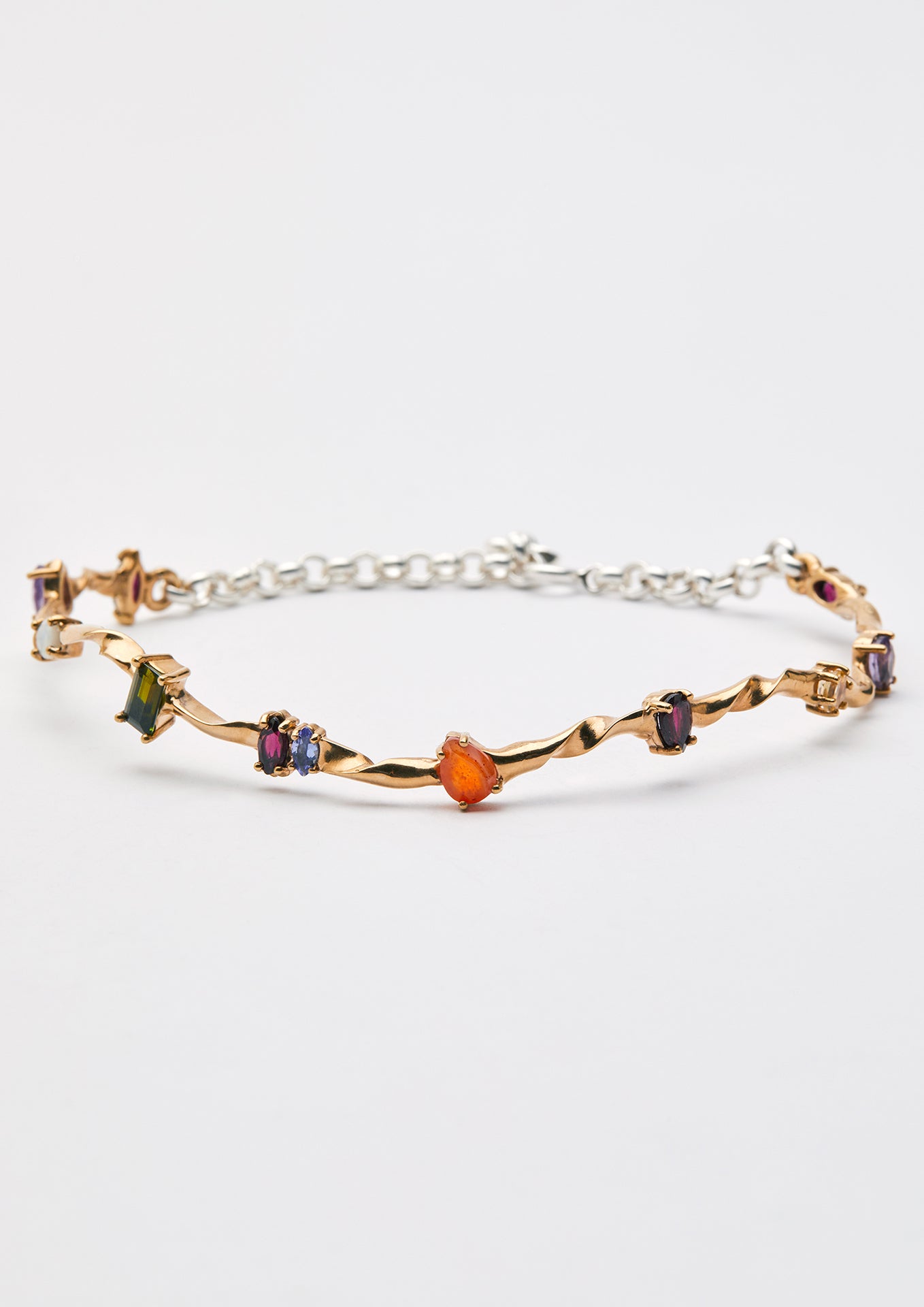 Voodoo Jewels Bold Shapes Regla collana choker pietre miste