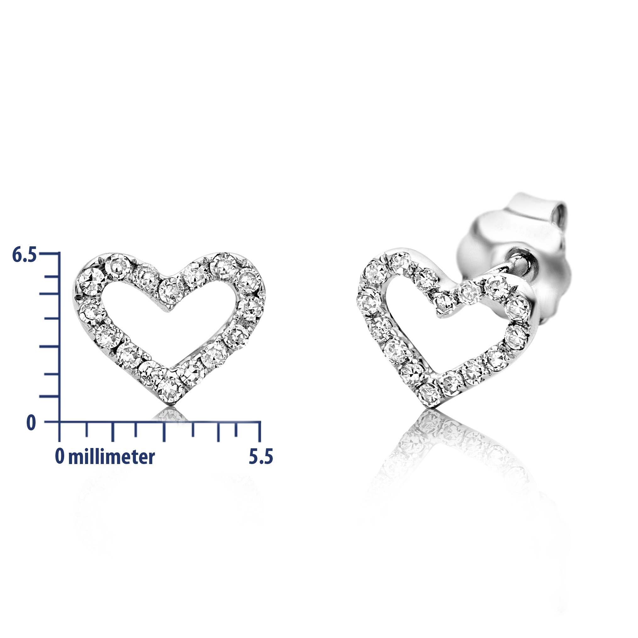 Miore Earrings Orecchini Oro Bianco 9 Kt
