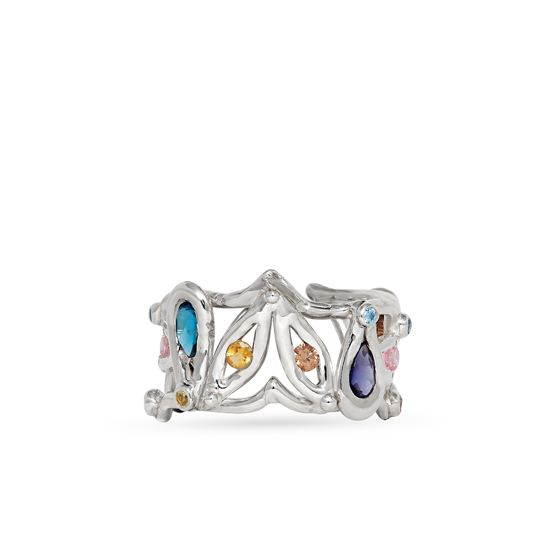 Giulia Iosco Aurora Borealis Band anello donna