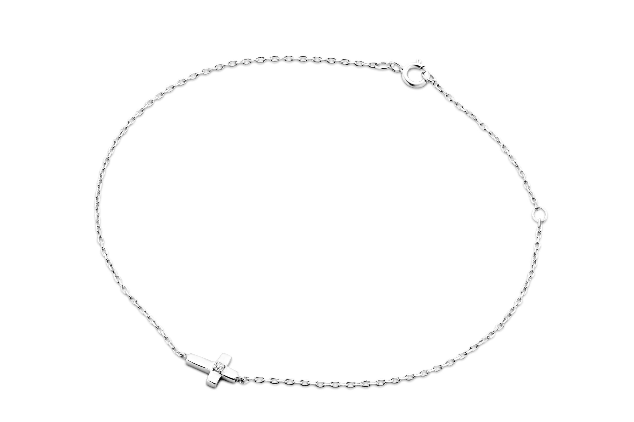 Miore Bracelet Bracciale Oro Bianco 9 Kt 375
