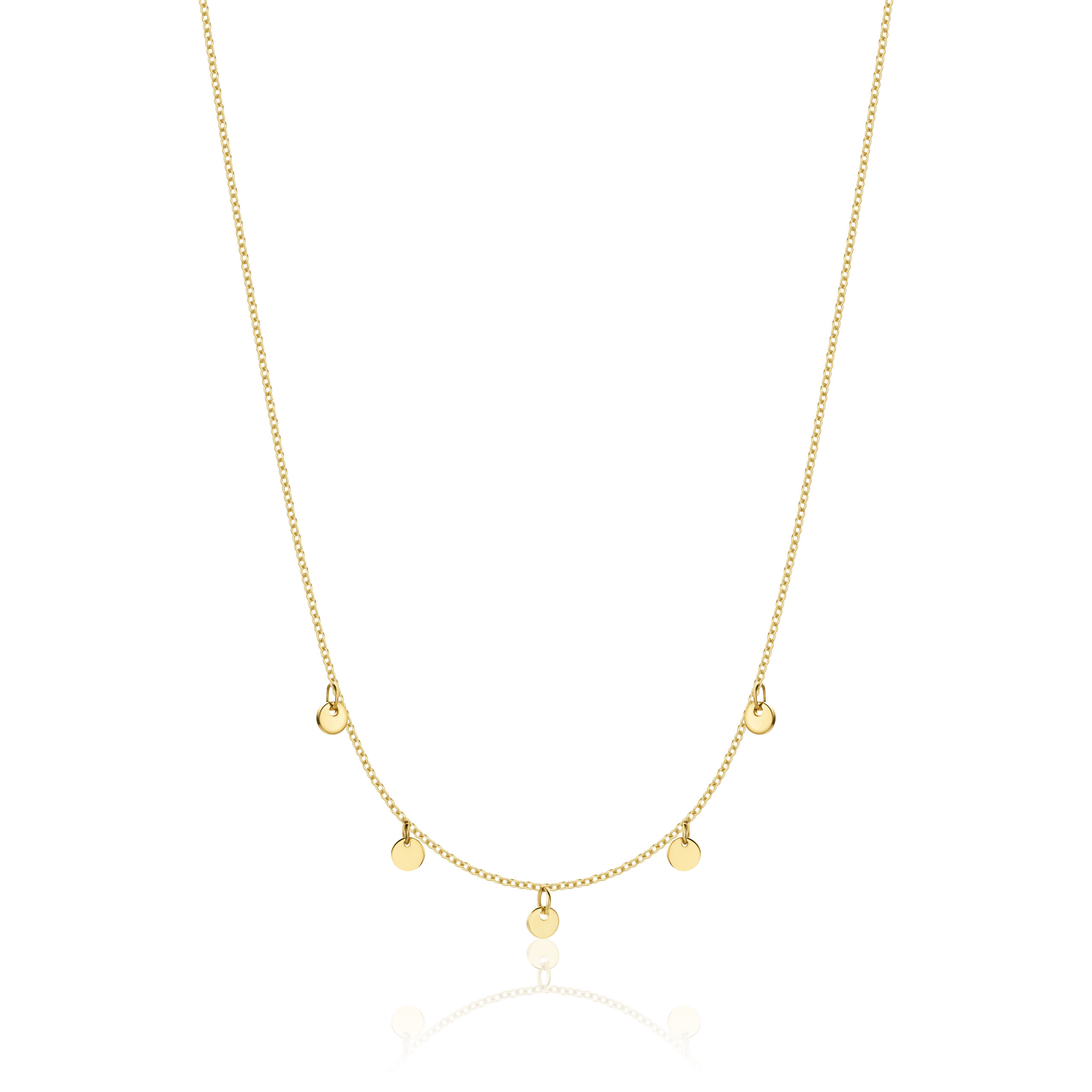 Miore collana oro giallo 9kt 375