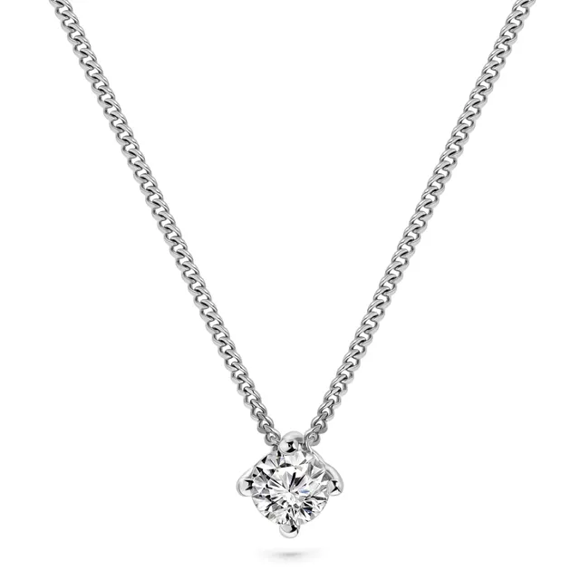 Miore Necklace Collana Oro Bianco 14KT Classica