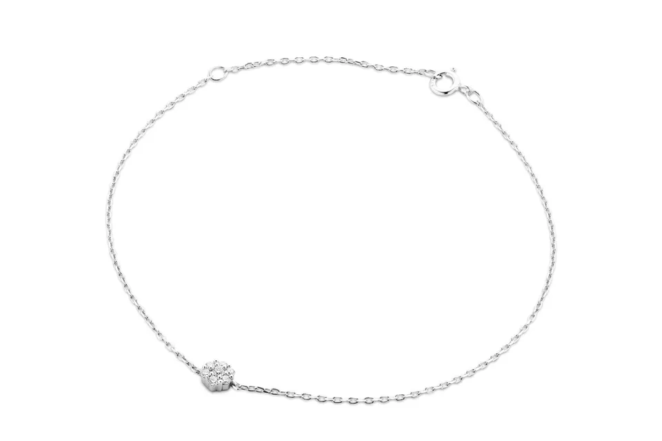 Miore Bracelet bracciale oro bianco 9kt 375